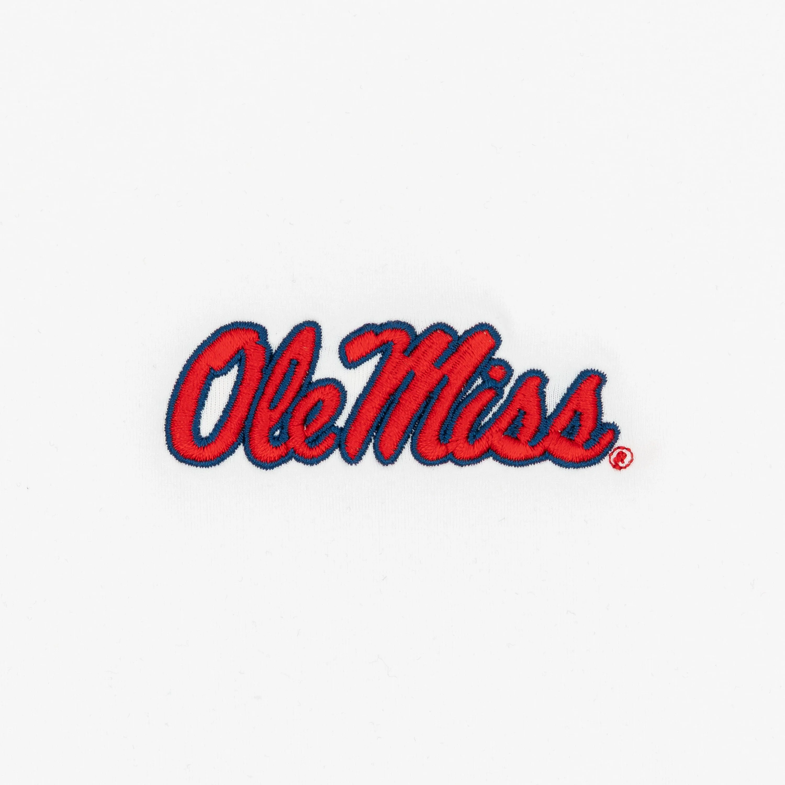 Solid Collegiate Q-Zip - Ole Miss | Solid - White - Ole Miss - 1 - Image 3
