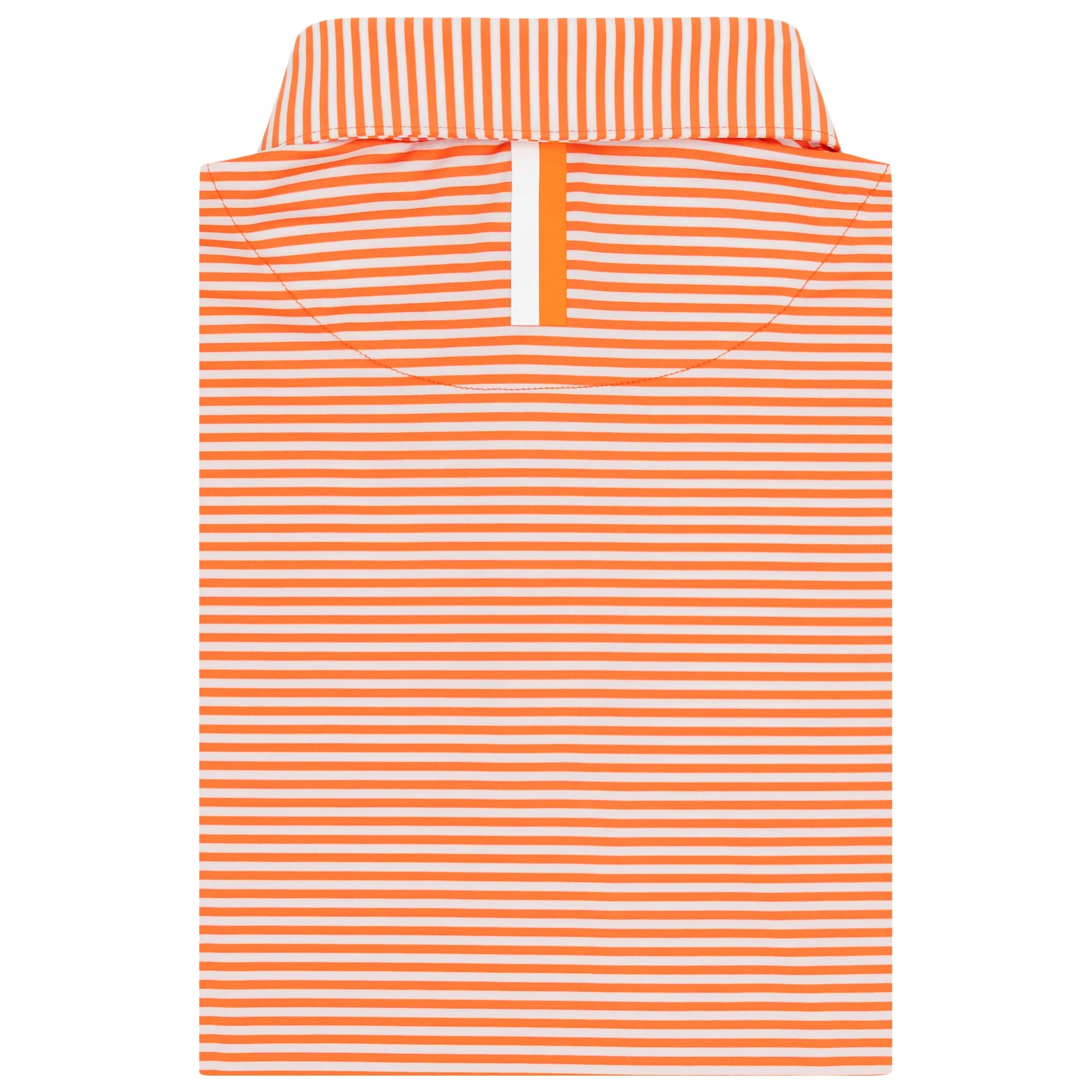 The Birdie Stripe - Clemson | Collegiate Polo | The Birdie Stripe - Bright Orange/White - Clemson - 1 - Image 2