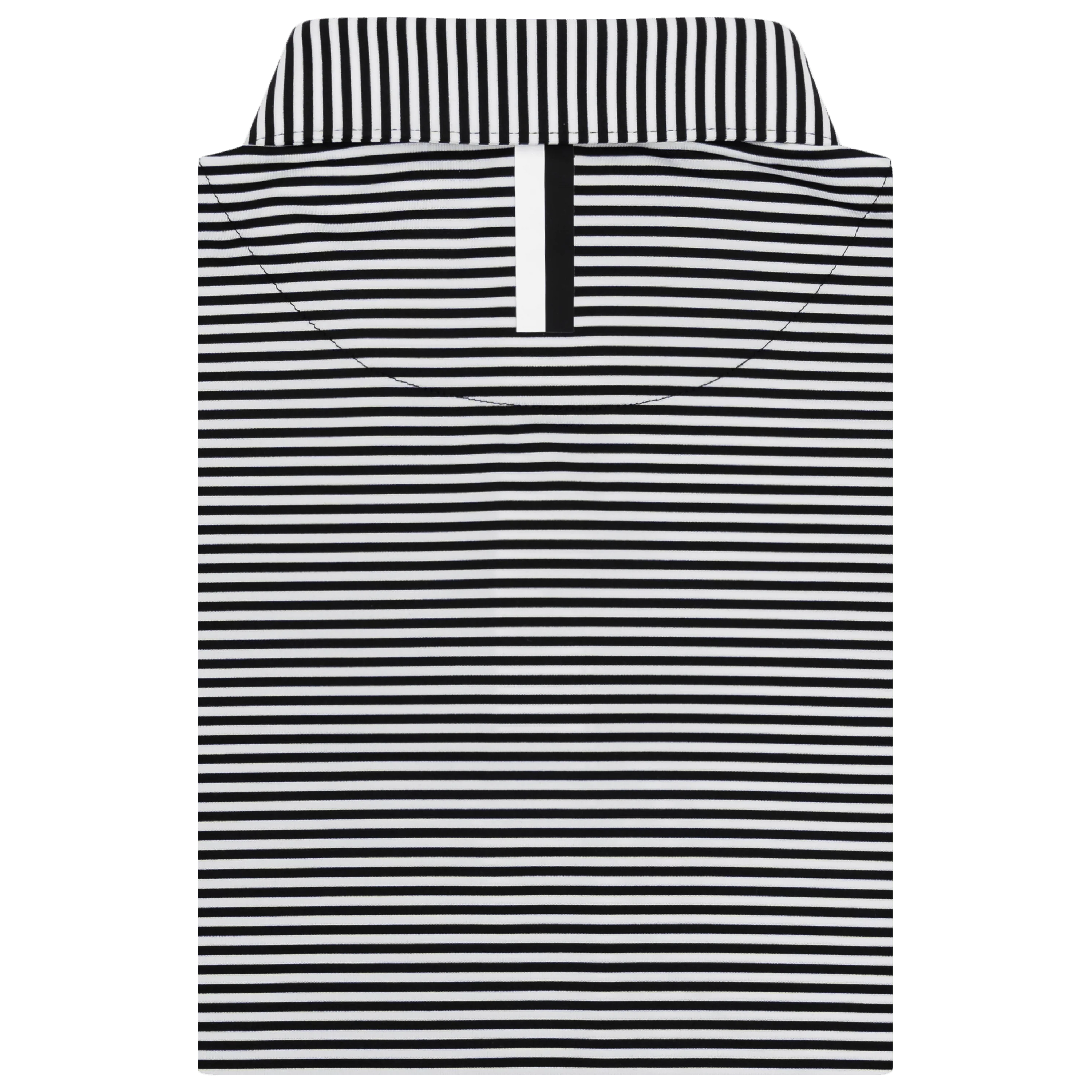 The Birdie Stripe - Michigan State | Collegiate Polo | The Birdie Stripe - Midnight Black/White - MSU 2 GREEN - Image 2