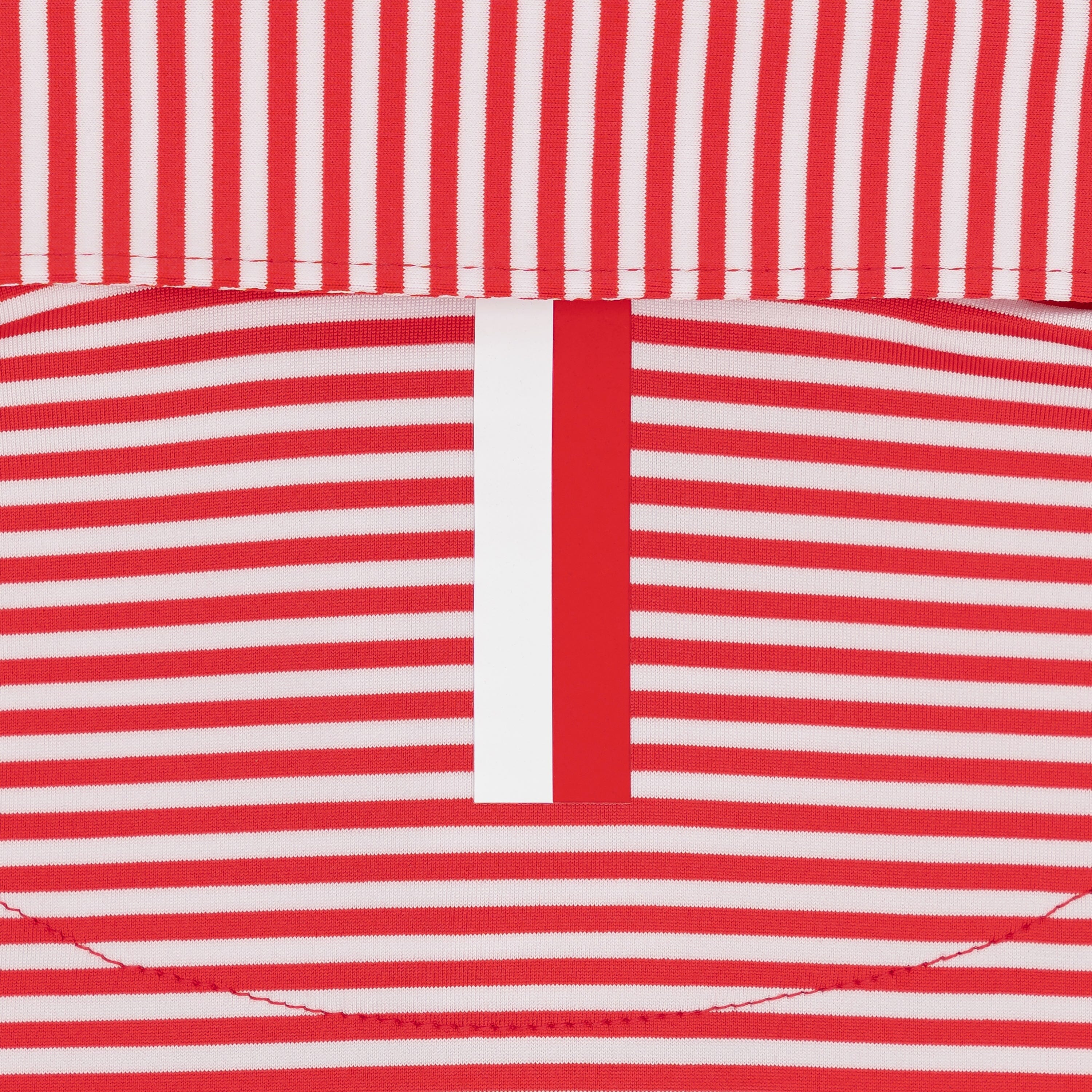 The Birdie Stripe - Georgia | Collegiate Polo | The Birdie Stripe - Roar Red/White - Georgia - 2 - Image 4