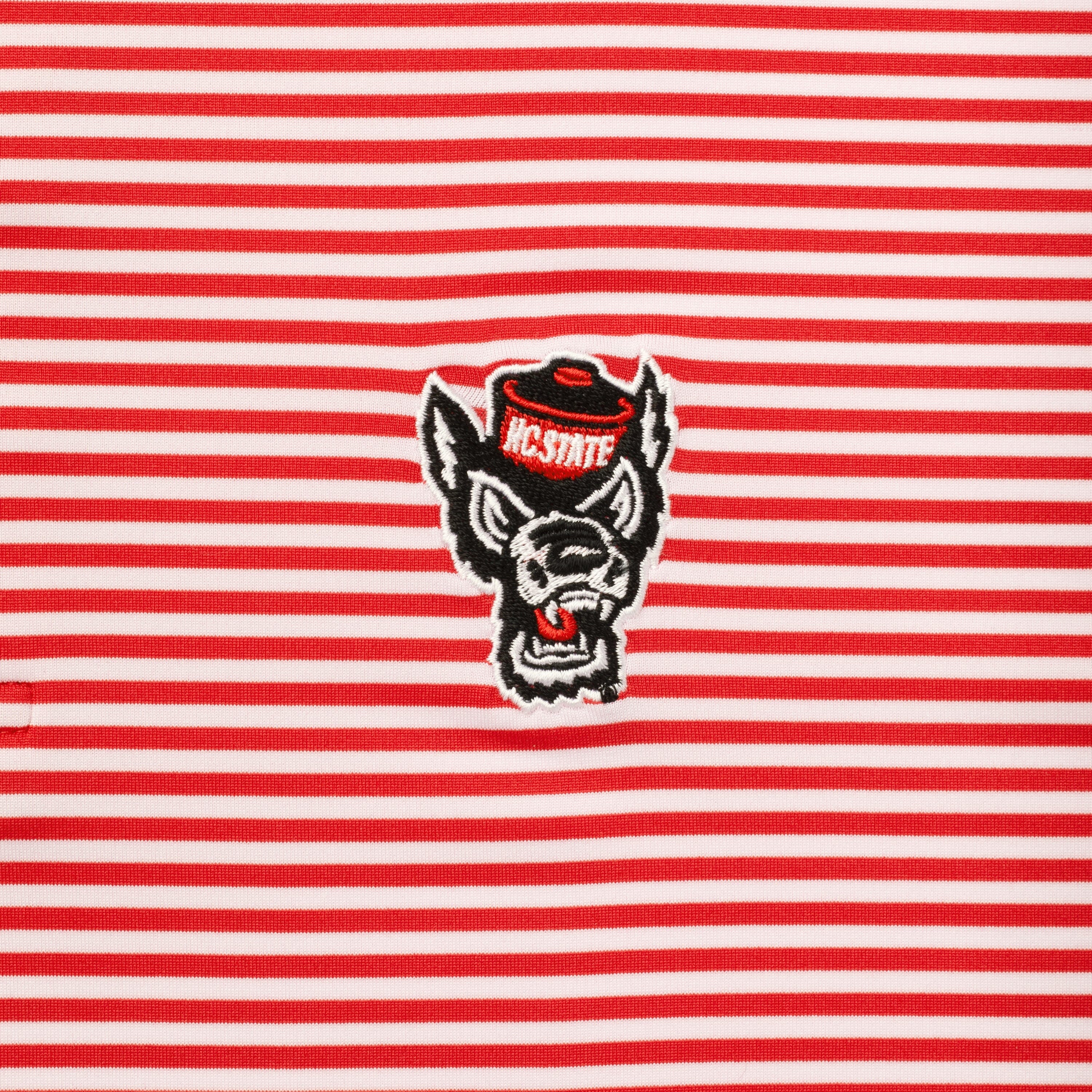 The Birdie Stripe - NC State | Collegiate Polo | The Birdie Stripe - Roar Red/White - NC State - 1 - Image 3