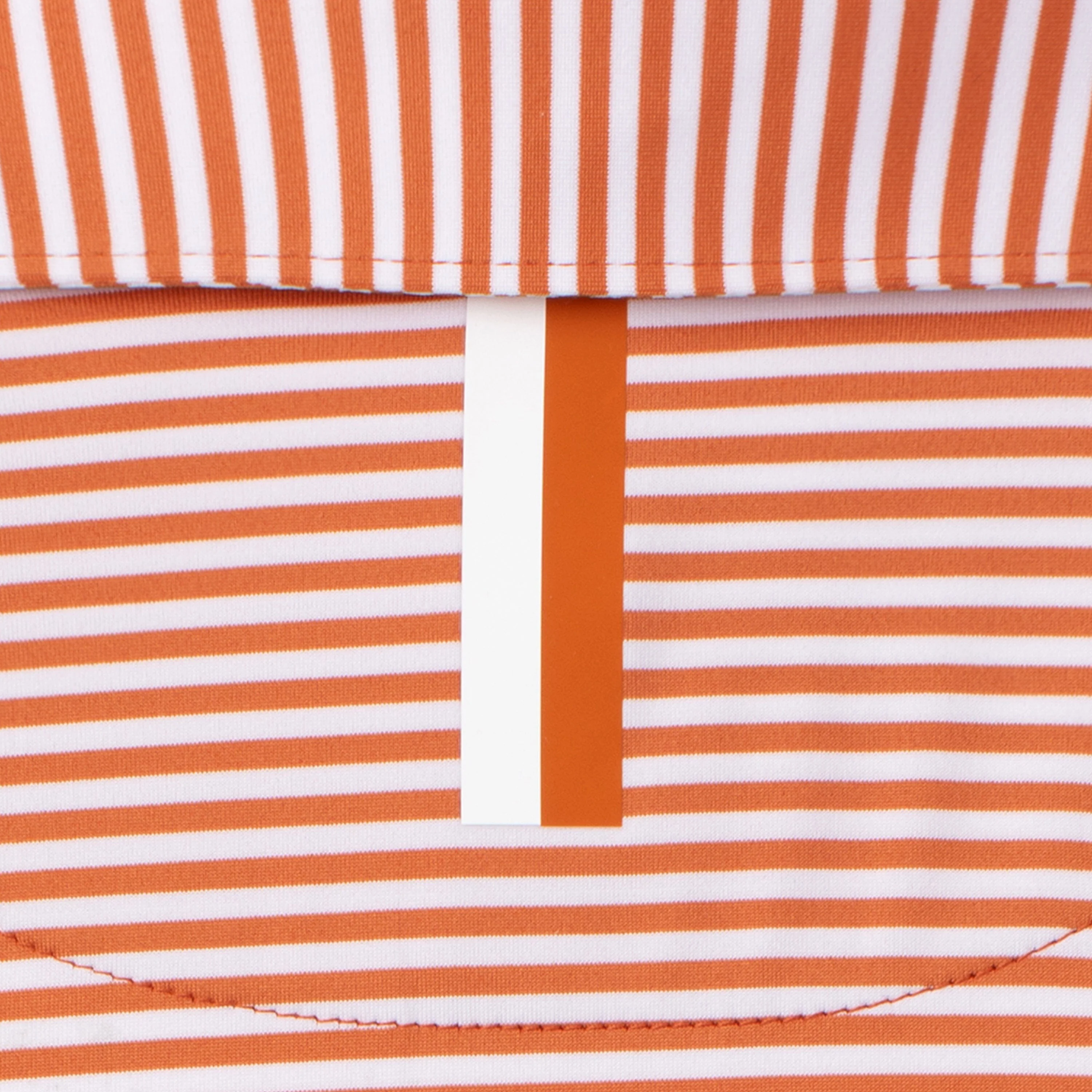 The Birdie Stripe - Texas | Collegiate Polo | The Birdie Stripe - Rust Orange/White - Texas - 1 - Image 4