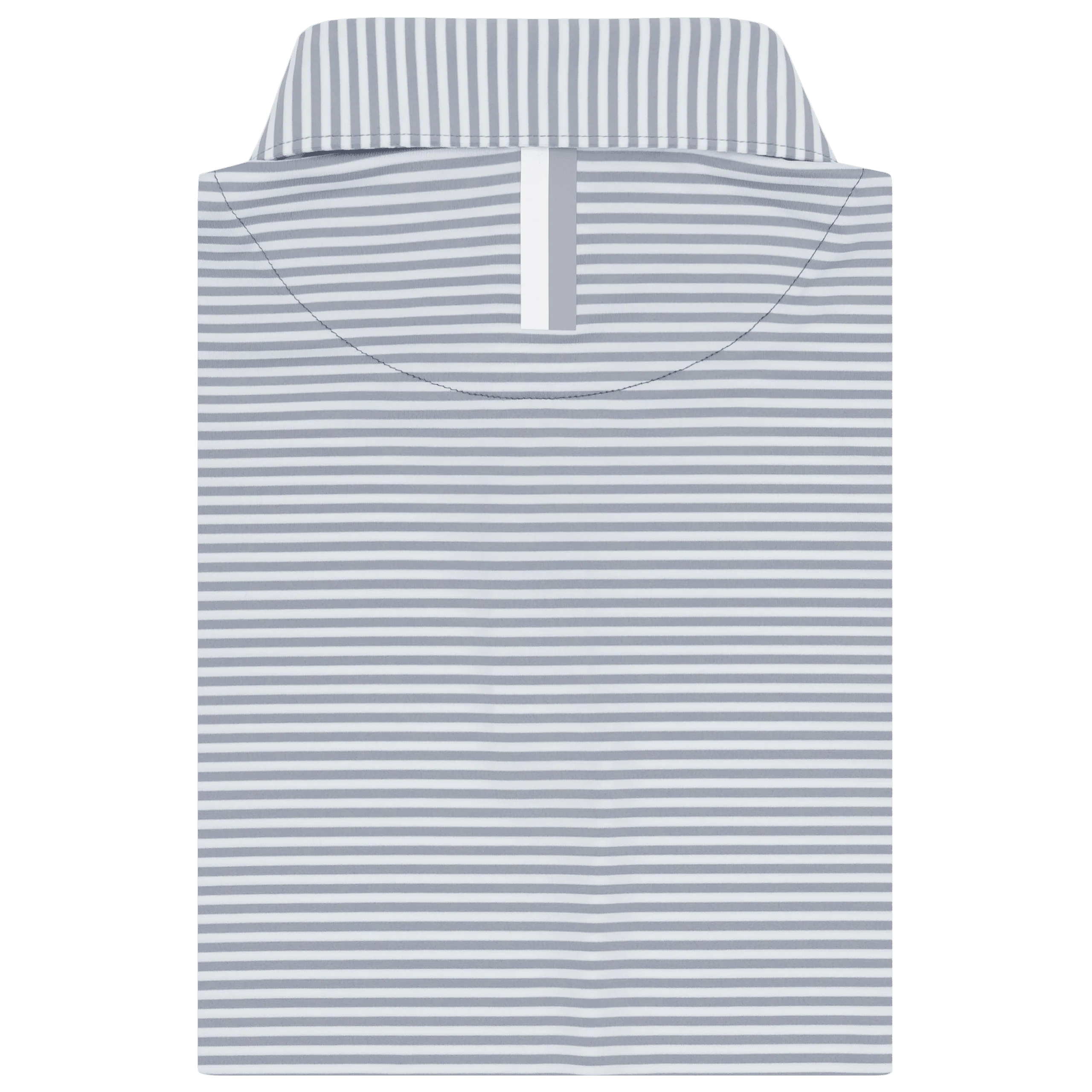 The Birdie Stripe - Vanderbilt | Collegiate Polo | The Birdie Stripe - Stainless Steel/White - VAN 2 BLACK - Image 2