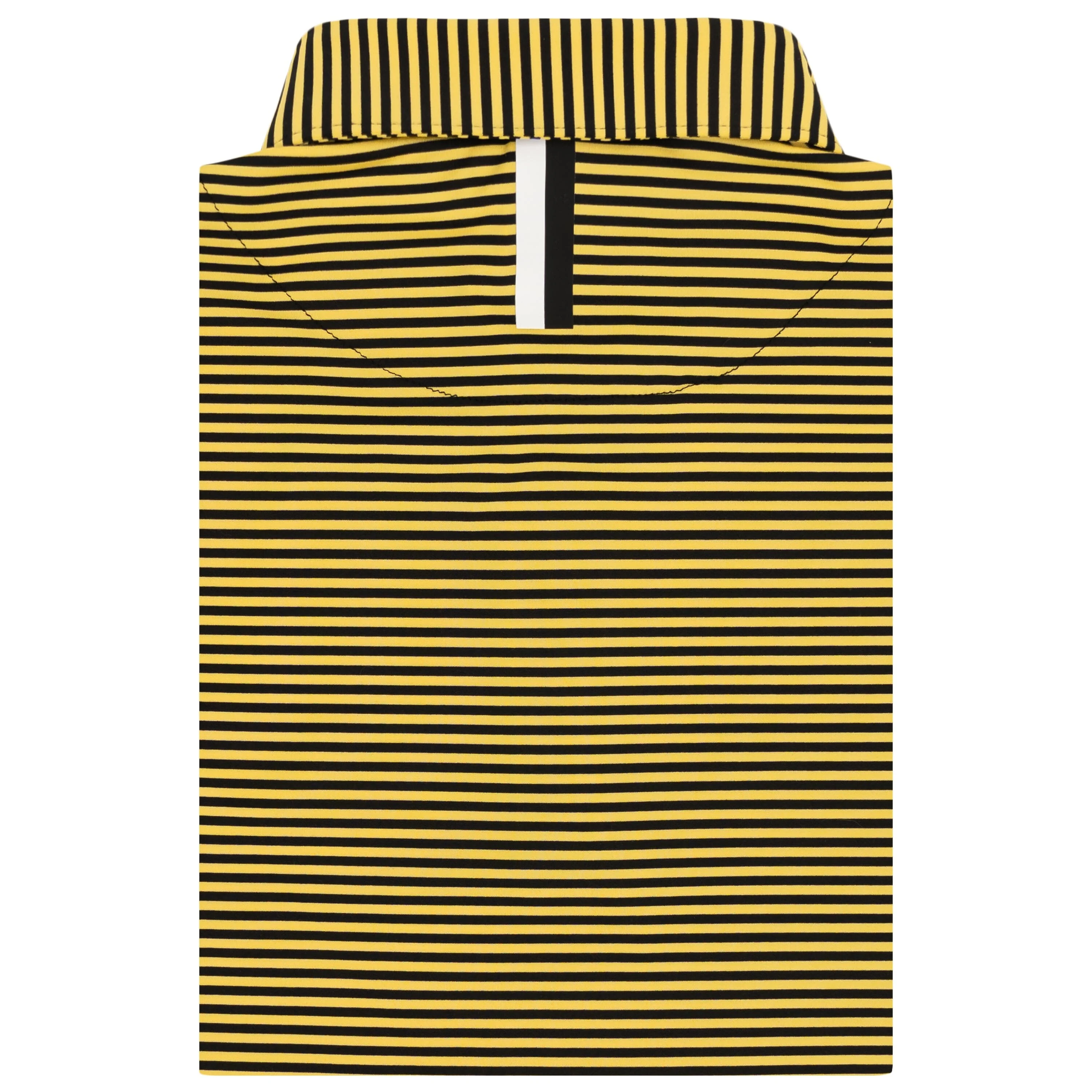 The Birdie Stripe - Iowa | Collegiate Polo | The Birdie Stripe - Black/Maize Yellow - Iowa - 1 - Image 2