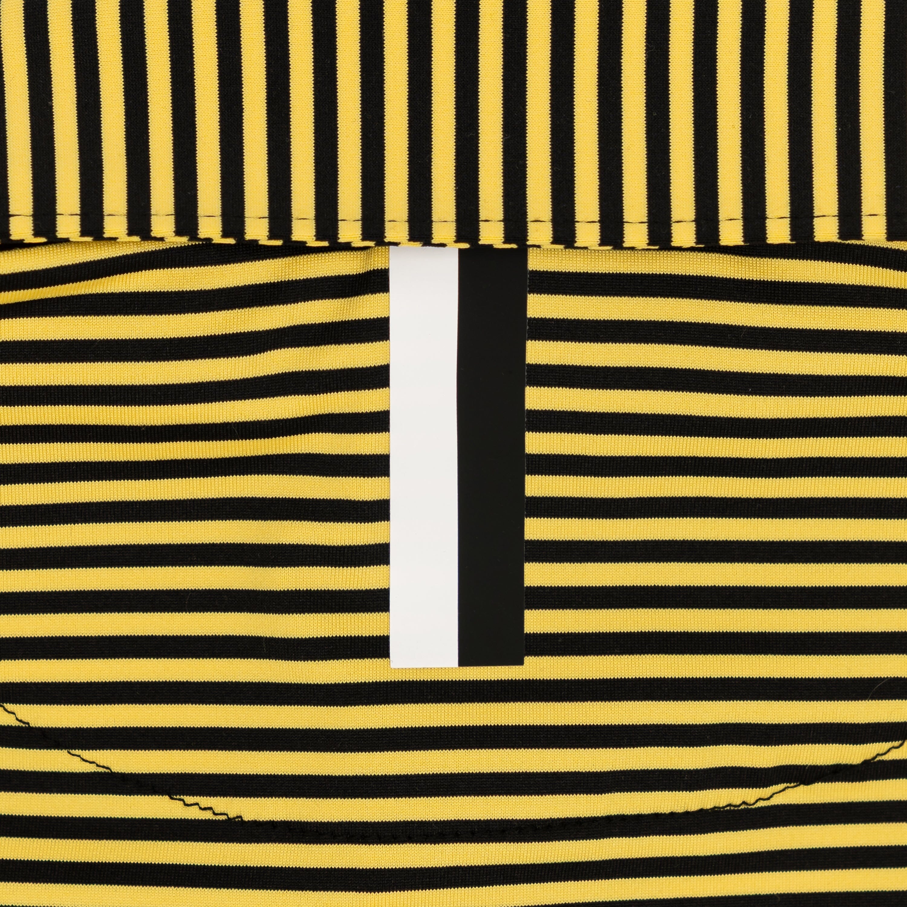 The Birdie Stripe - Iowa | Collegiate Polo | The Birdie Stripe - Black/Maize Yellow - Iowa - 1 - Image 4