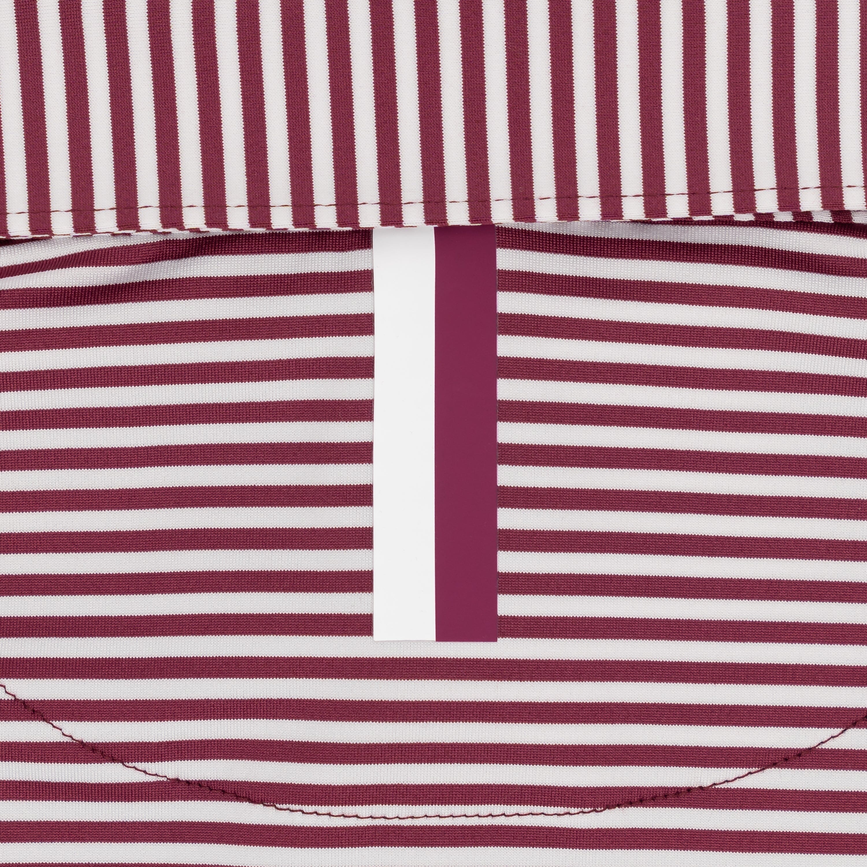 The Birdie Stripe - Mississippi State | Collegiate Polo | The Birdie Stripe - Maroon/White - Mississippi State - 1 - Image 4