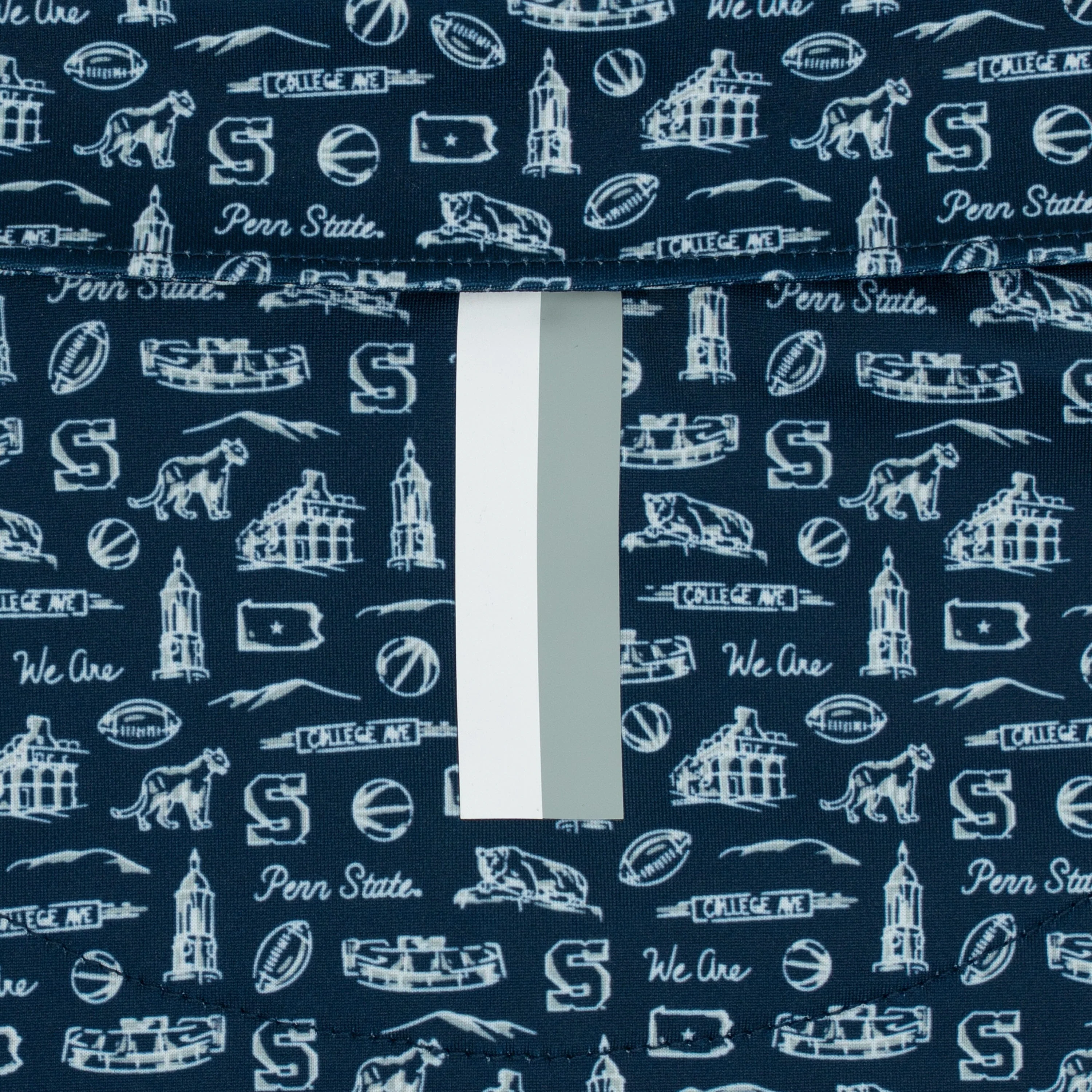 The Penn State College Town | Collegiate Polo | The Penn State College Town - Indigo Blue/White - Image 4