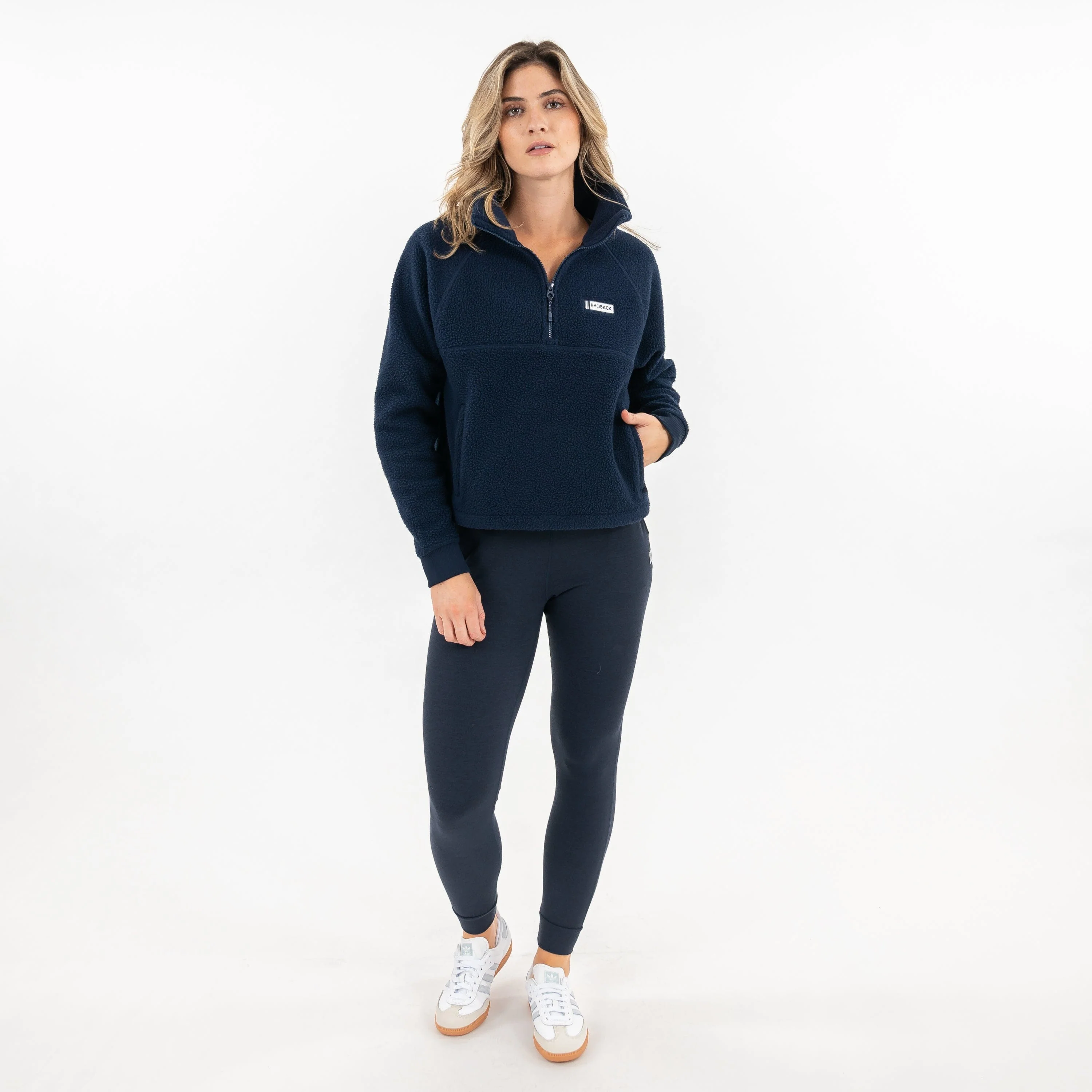 Rivanna Fleece Pullover | Solid - Fleet Navy - Image 6