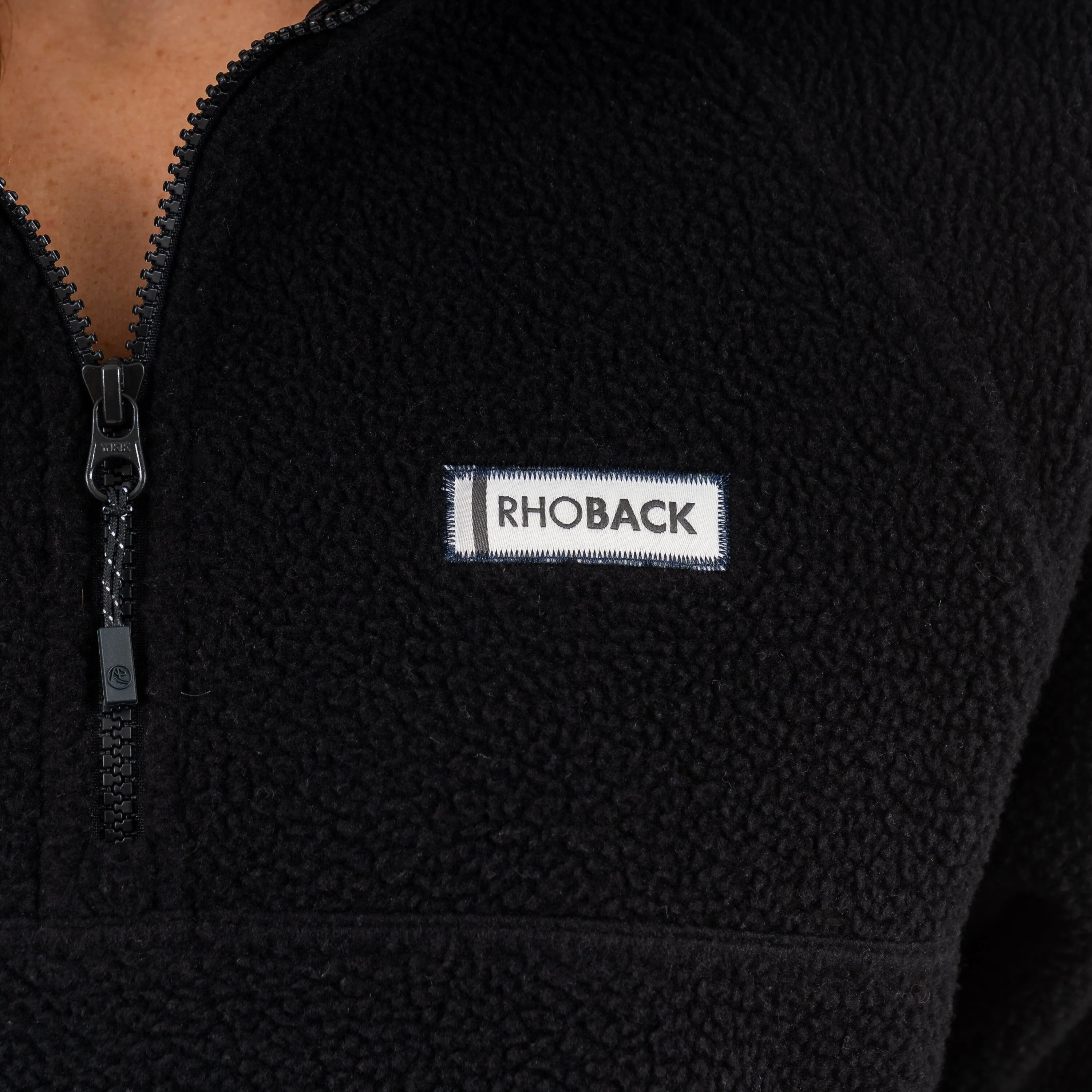 Rivanna Fleece Pullover | Solid - Midnight Black - Image 4