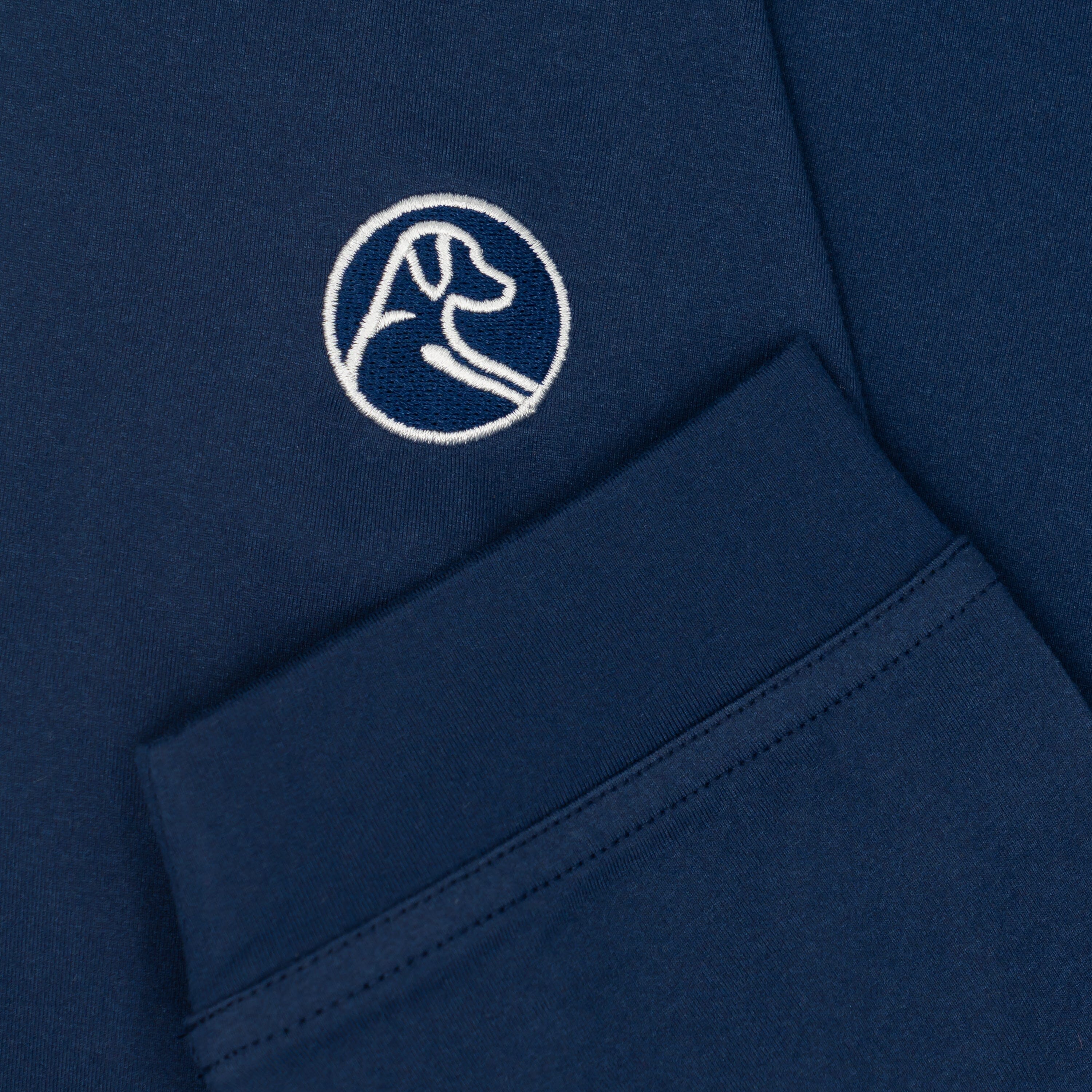Solid Collegiate Q-Zip - UVA | Solid - Admiral Navy - UVA - 1 - Image 4