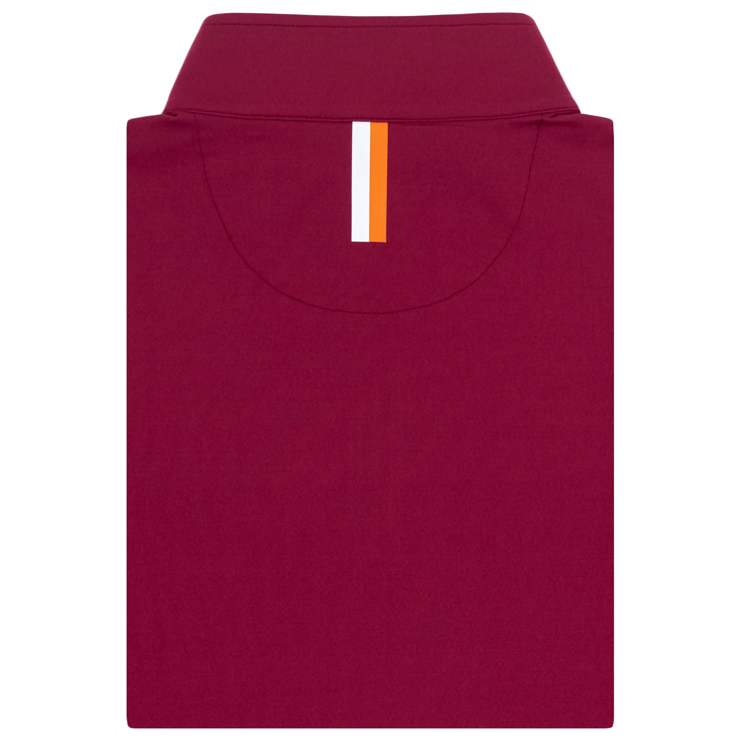 Solid Collegiate Q-Zip - Virginia Tech | Solid - Dark Maroon - VT - 1 - Image 2