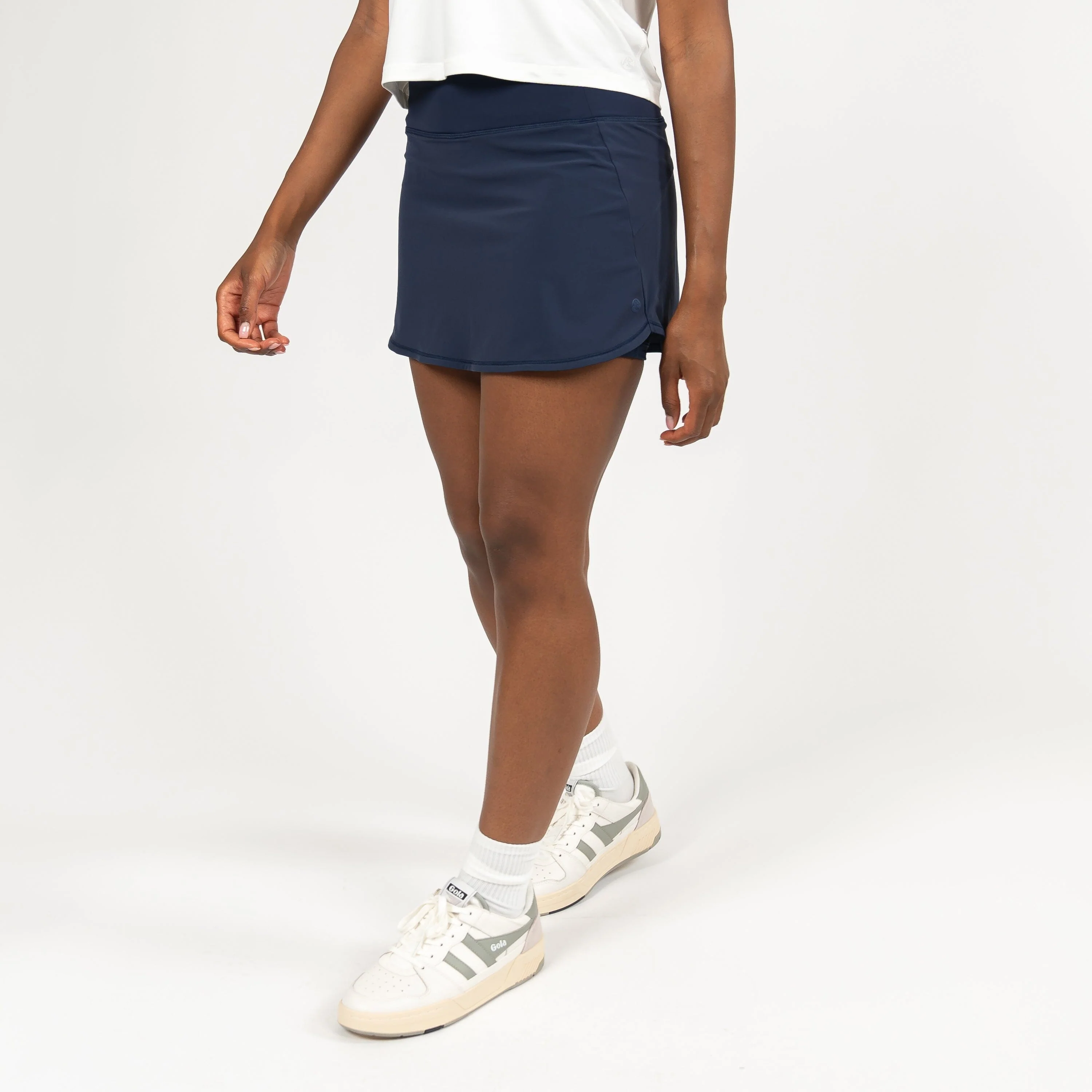 Steffi Active Skort | Solid - Fleet Navy - Image 3