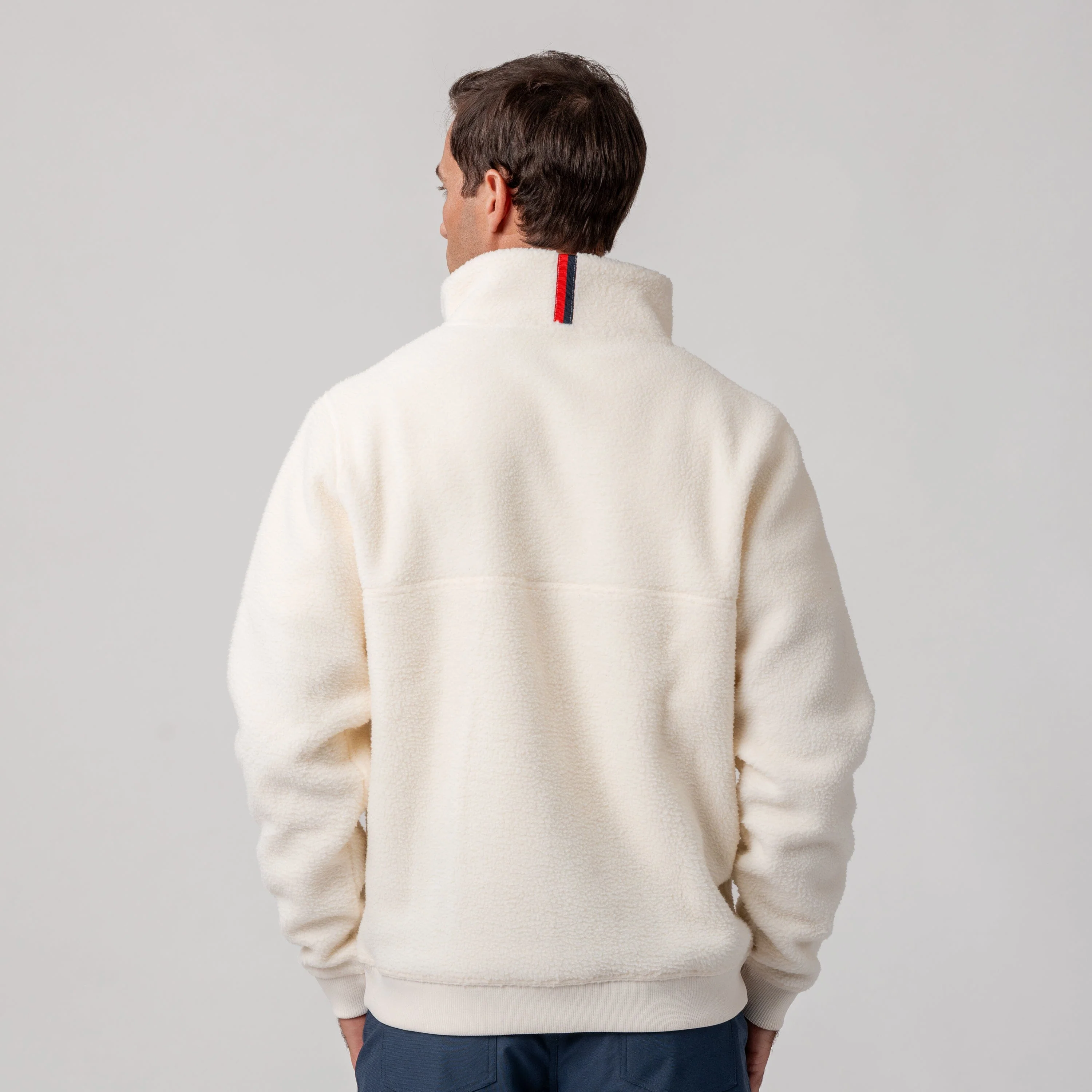 Summit Fleece Pullover | Solid - Ivory - Image 2