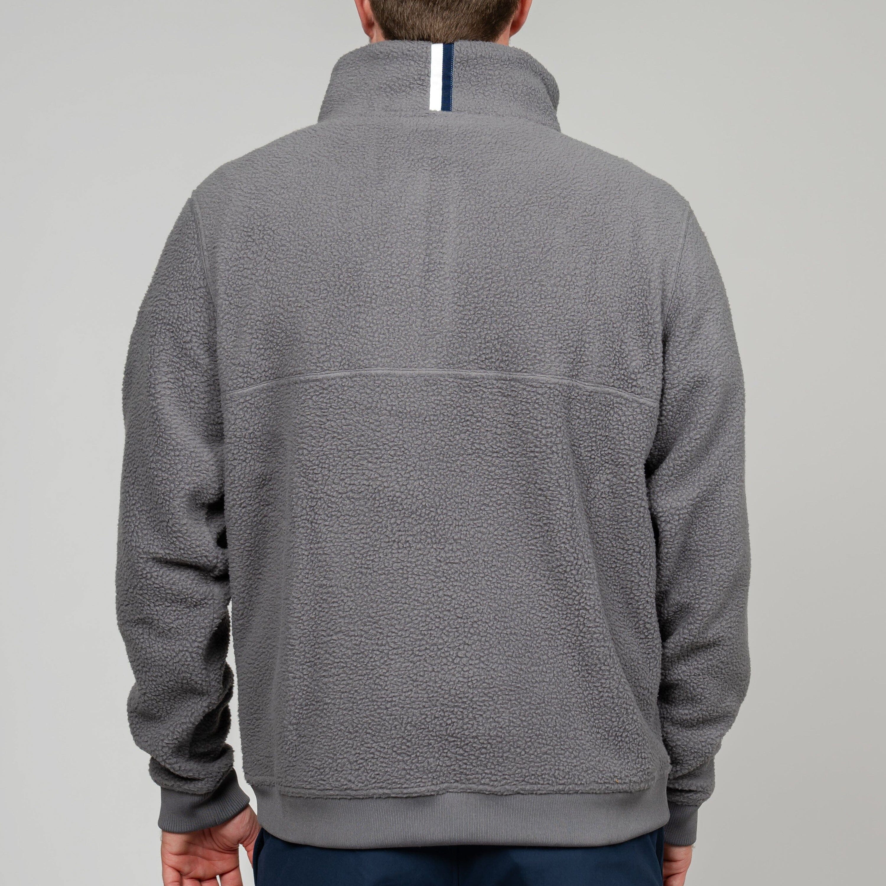 Summit Fleece Pullover | Solid - Boulder Grey - Image 4