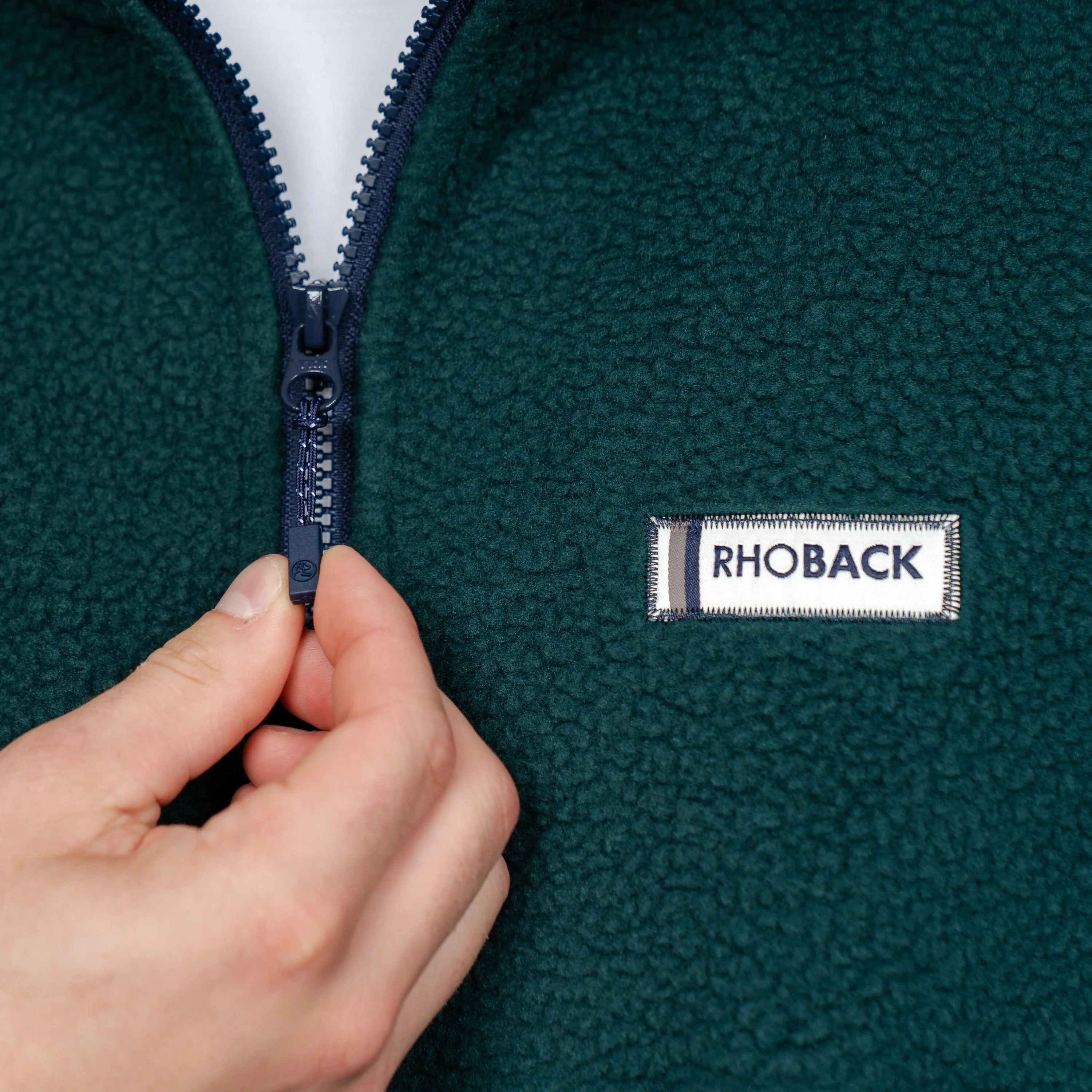 Summit Fleece Pullover | Solid - Ponderosa Green - Image 3