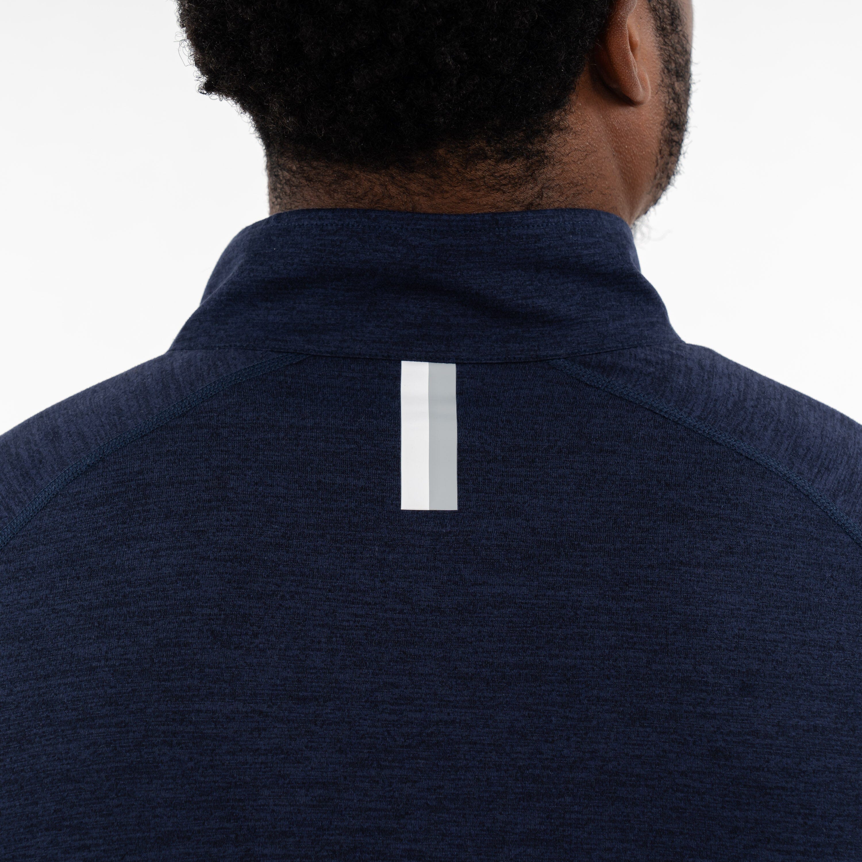 Tailwind Performance Q-Zip | Heather - Fleet Navy/Nightshade - Image 3