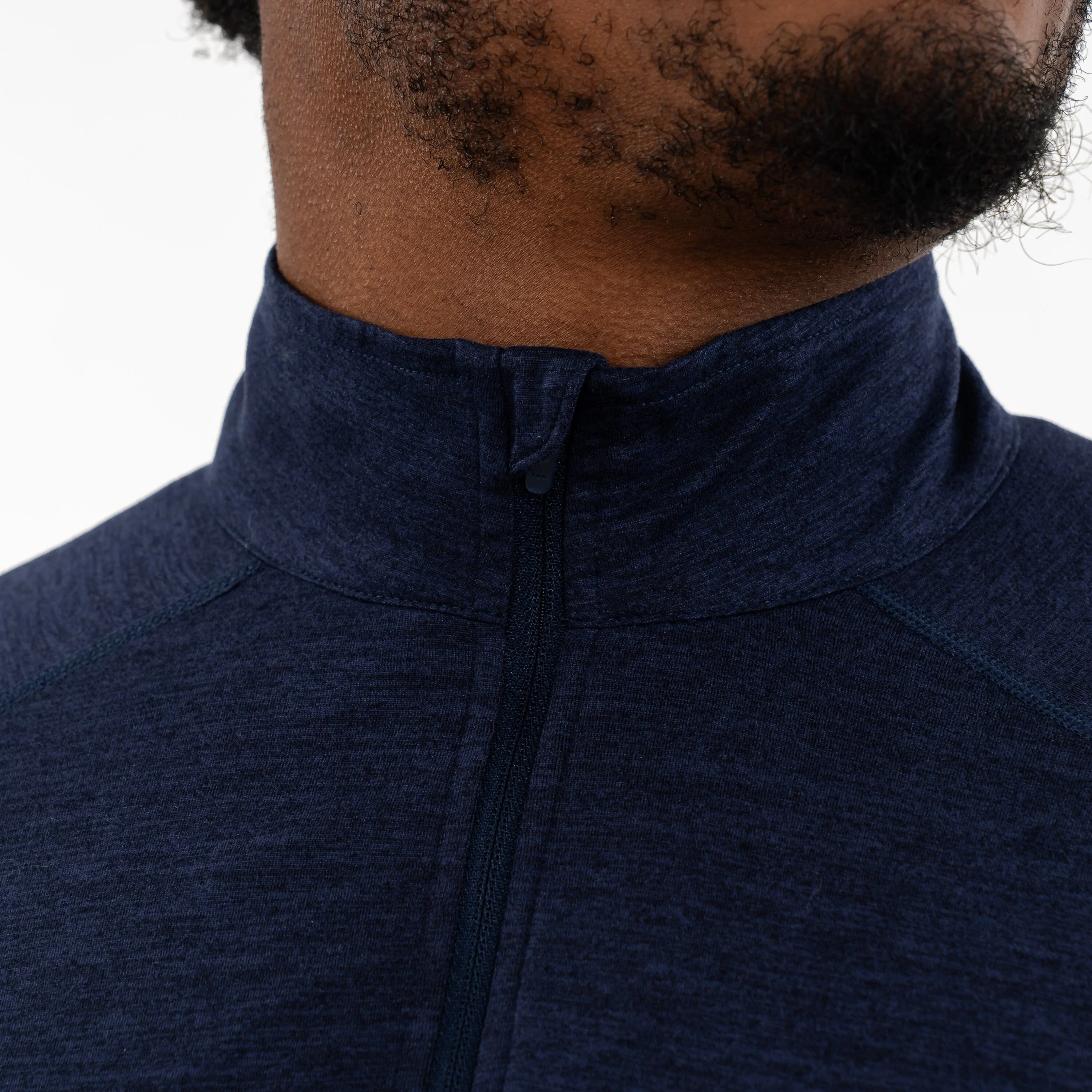 Tailwind Performance Q-Zip | Heather - Fleet Navy/Nightshade - Image 7
