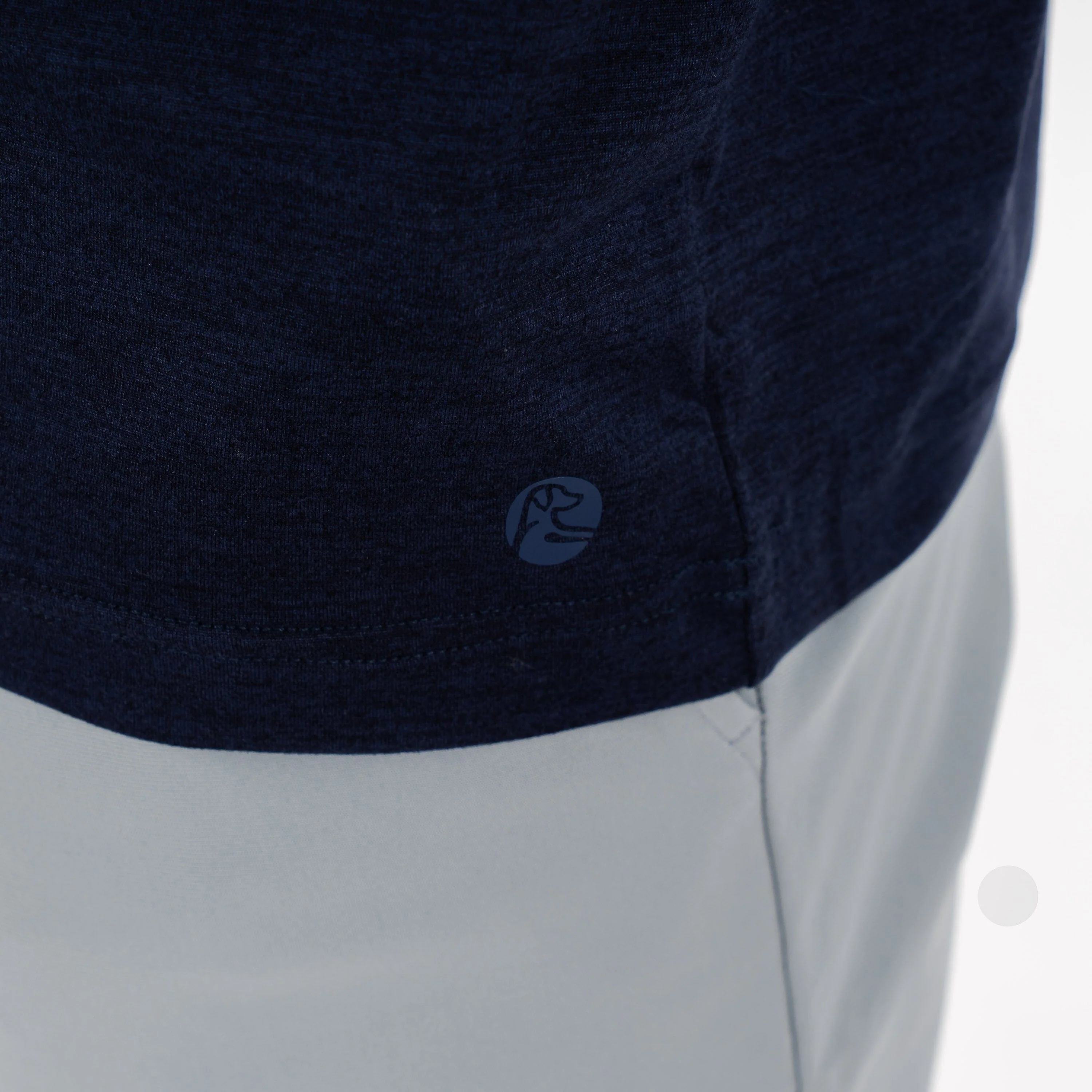 Tailwind Performance Tee | Heather - Fleet Navy/Nightshade - Image 5