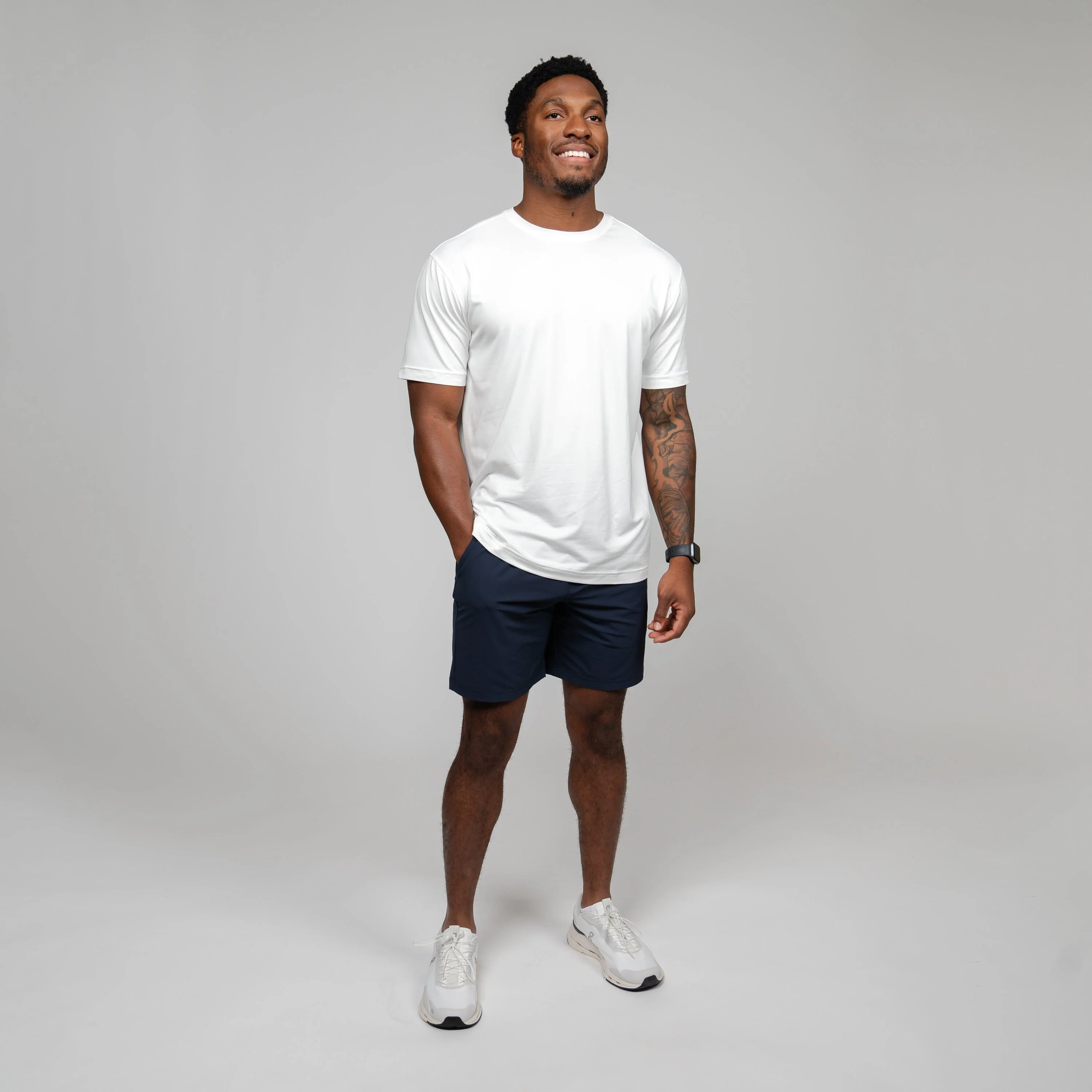 Tailwind Performance Tee | Solid - White - Image 5