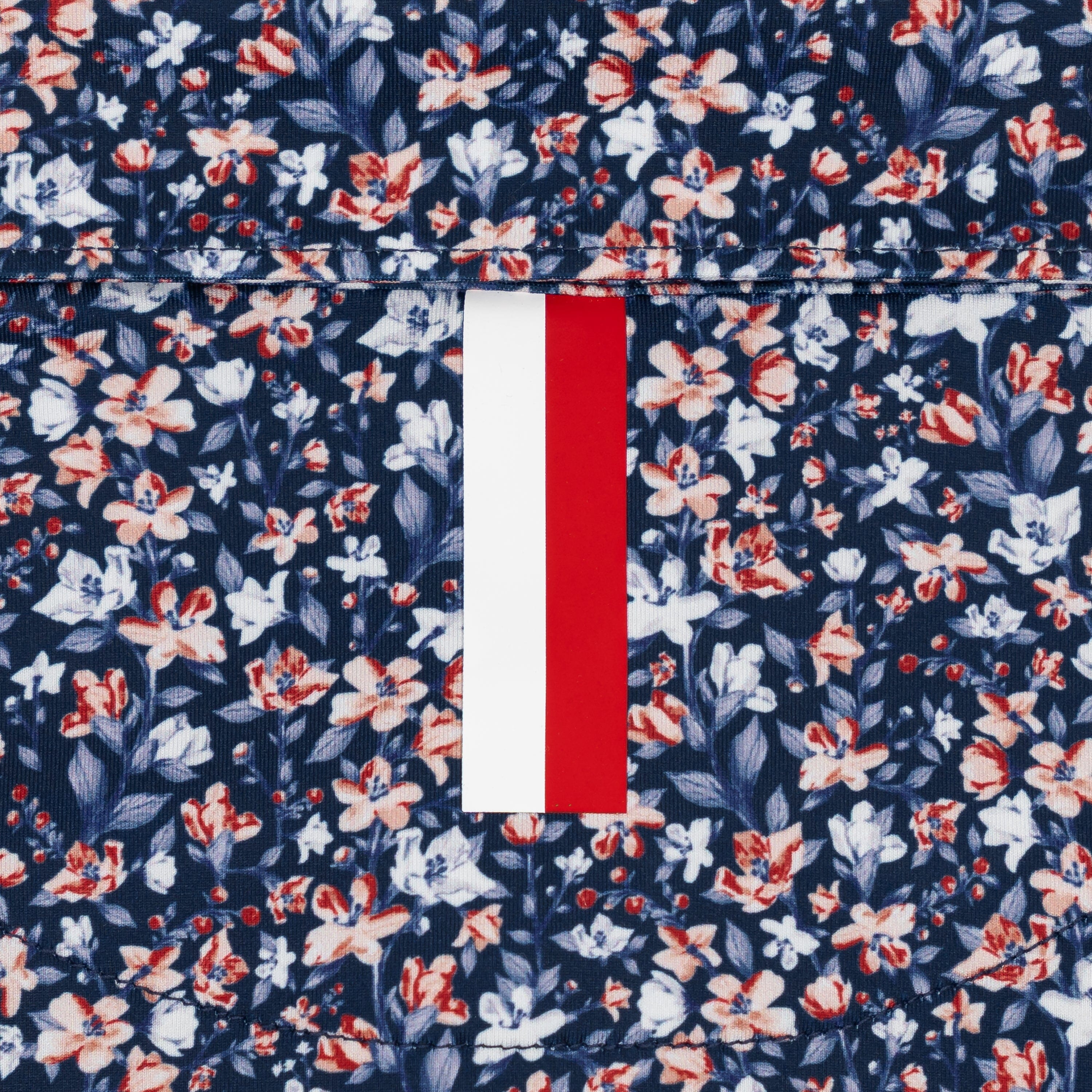 The All American Floral | Performance Polo | The All American Floral - Fleet Navy/Flag Red - Image 4