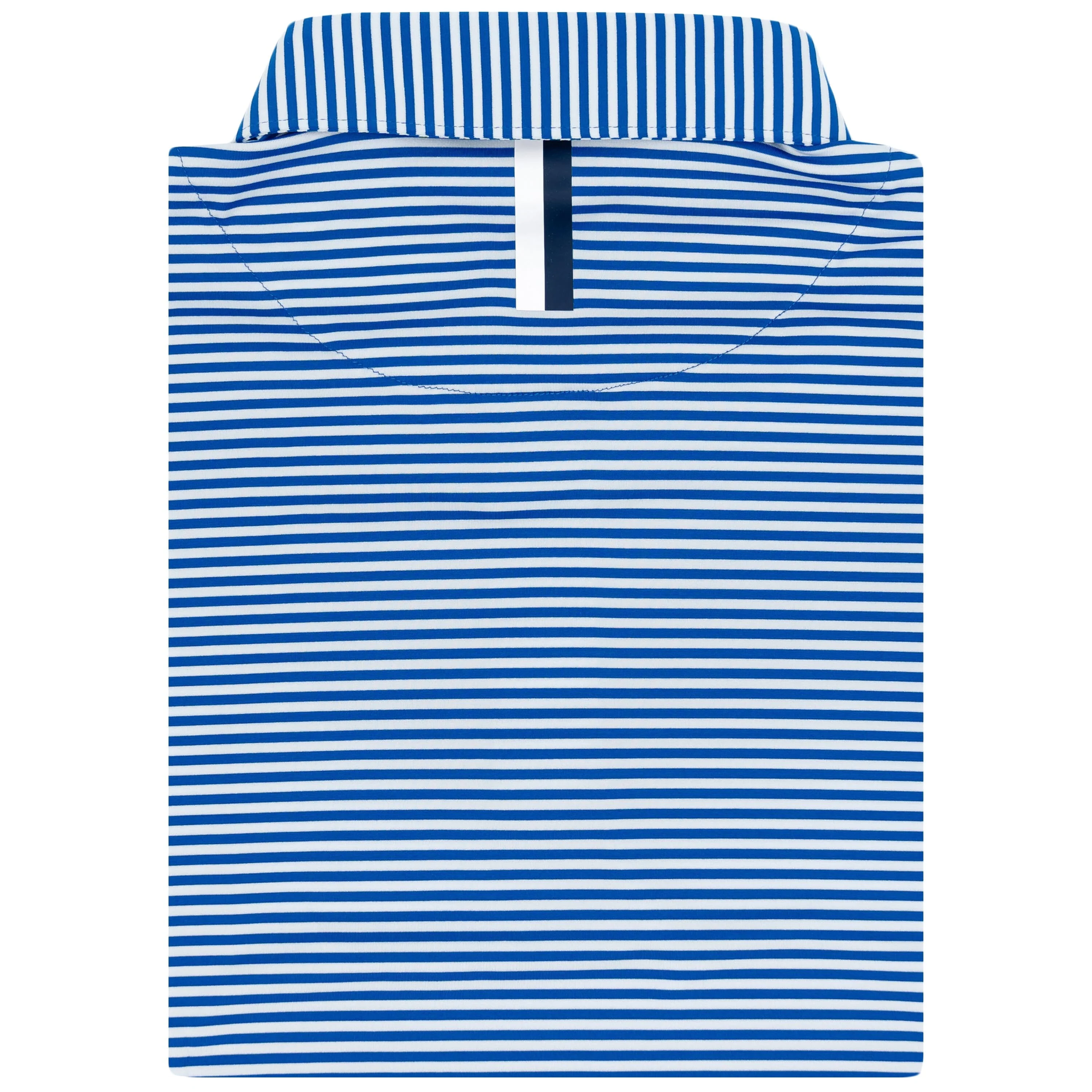 The Birdie Stripe | Performance Polo | The Birdie Stripe - Cobalt Blue/White - Image 2