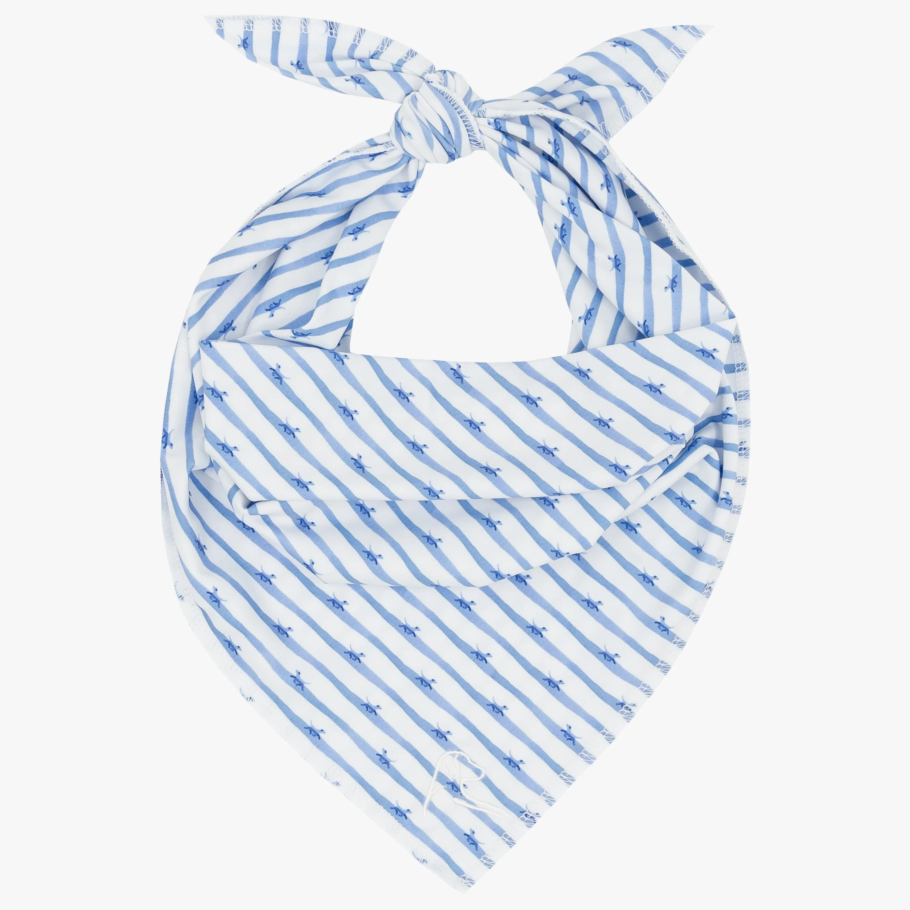 The Doggy Paddle | Performance Bandana | The Doggy Paddle - White/Caicos Blue