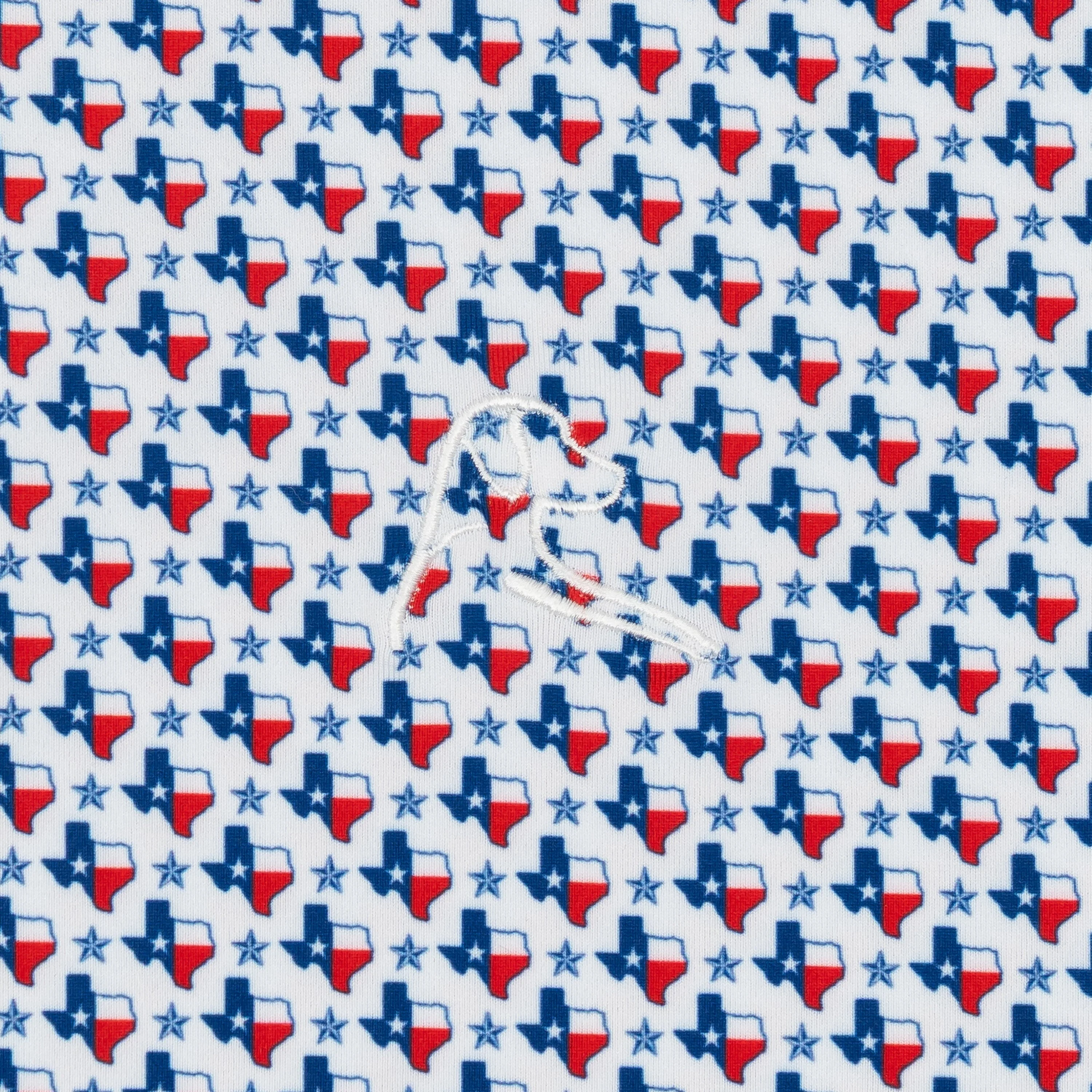 The Everythings Bigger | Performance Polo | The Everythings Bigger - White/Shoal Blue - Image 3