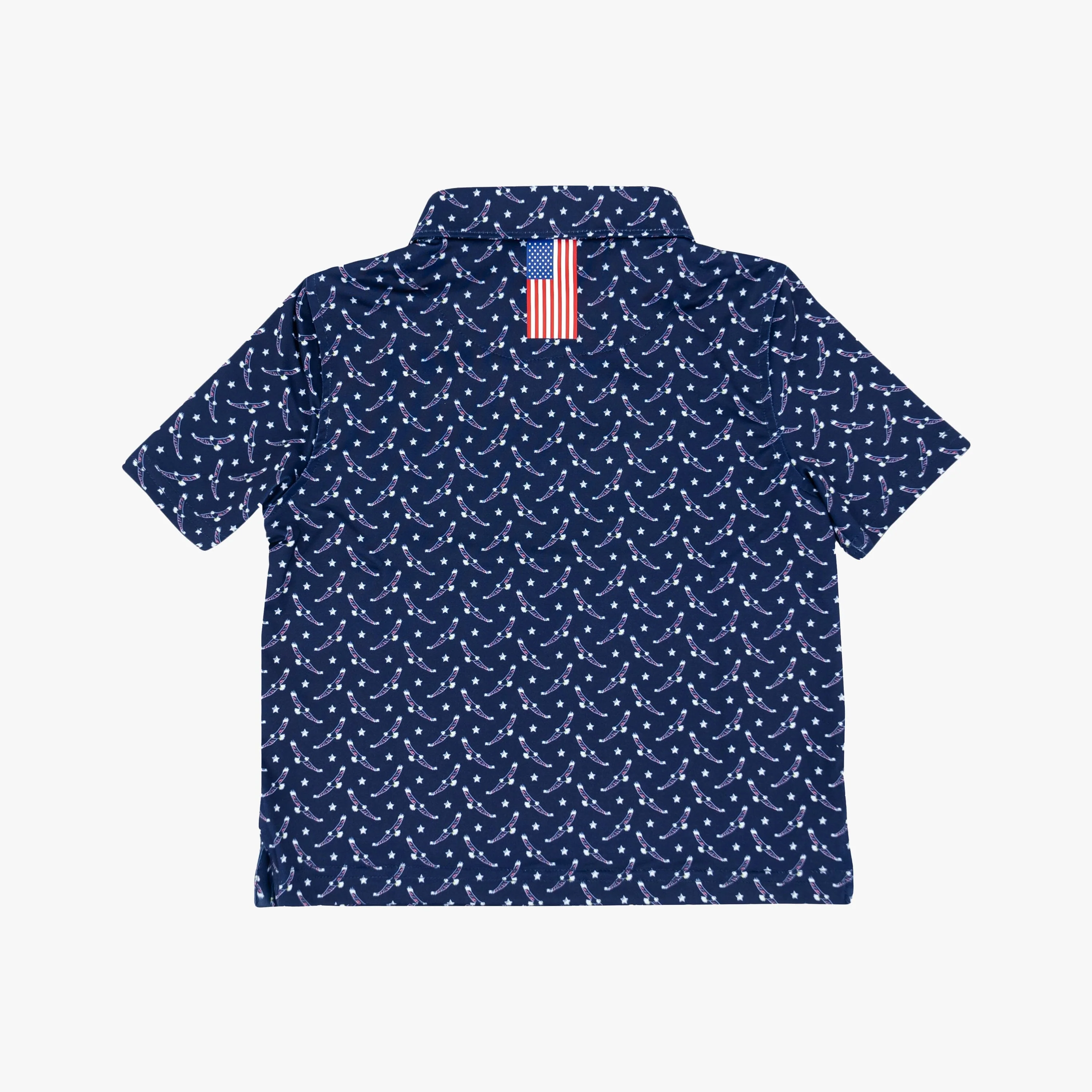 The Lil' Bald Eagle | Performance Polo | The Bald Eagle - Admiral Navy - USA - Image 2