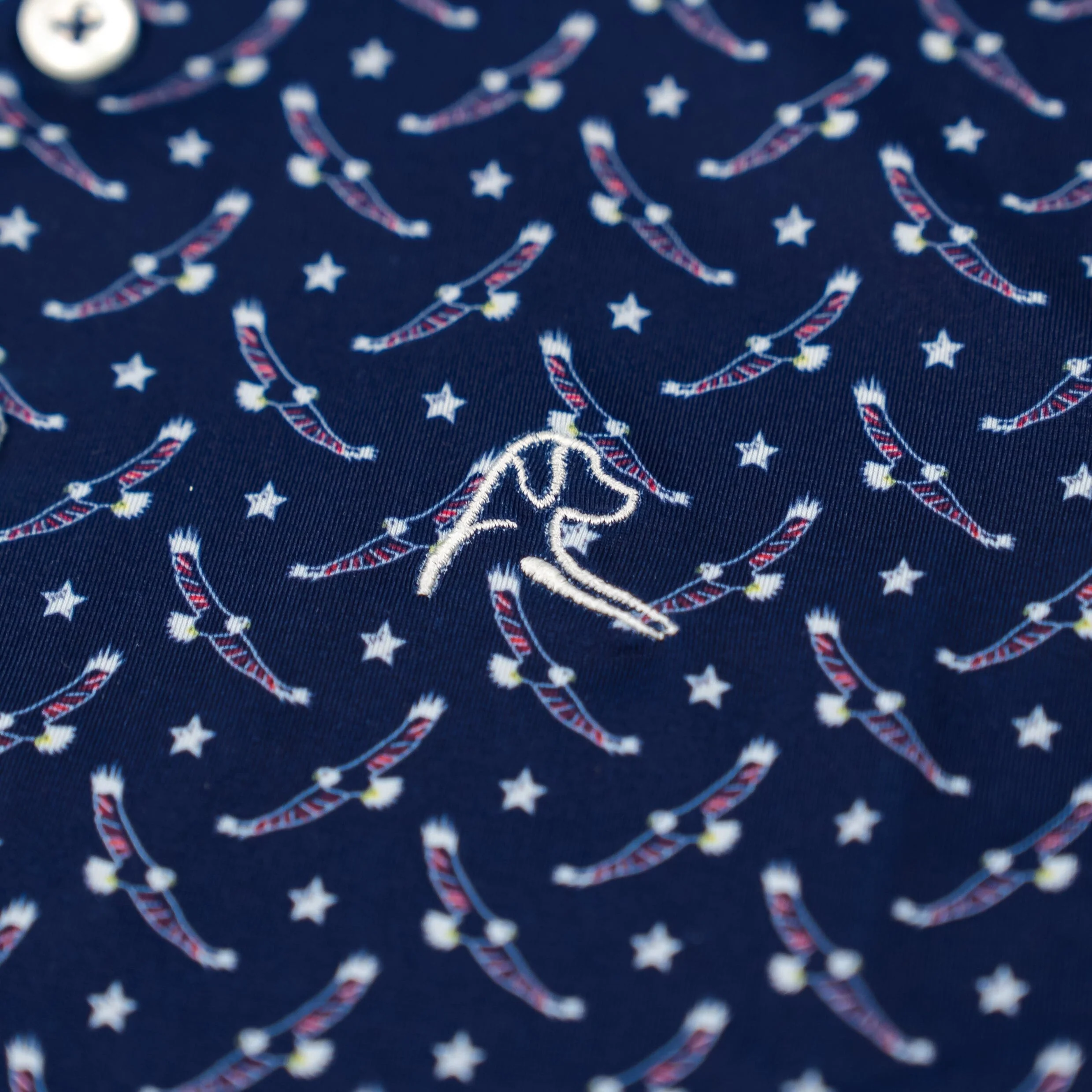 The Lil' Bald Eagle | Performance Polo | The Bald Eagle - Admiral Navy - USA - Image 4