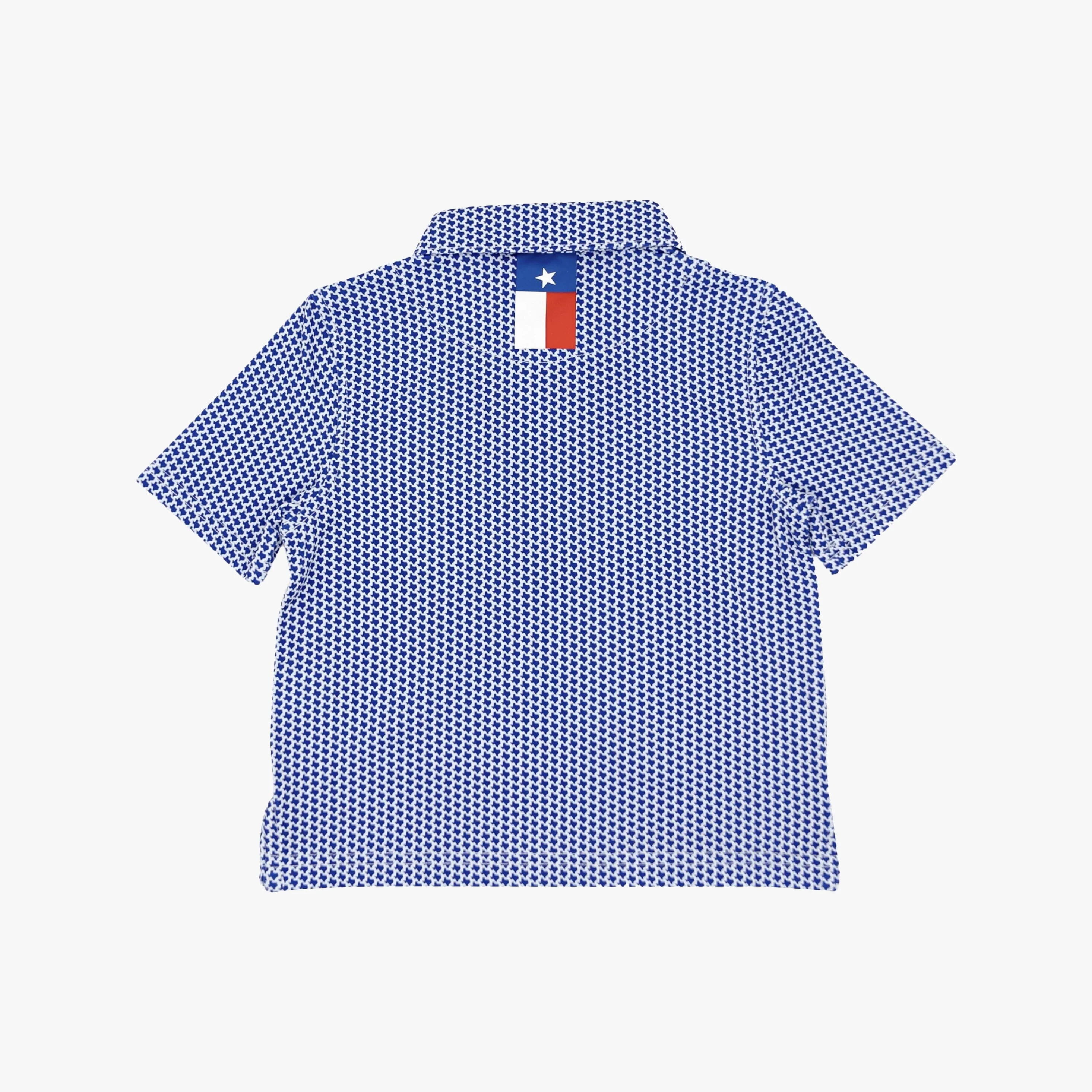 The Lil' Don't Mess | Performance Polo | The Don't Mess - Ocean Blue/White - Image 2
