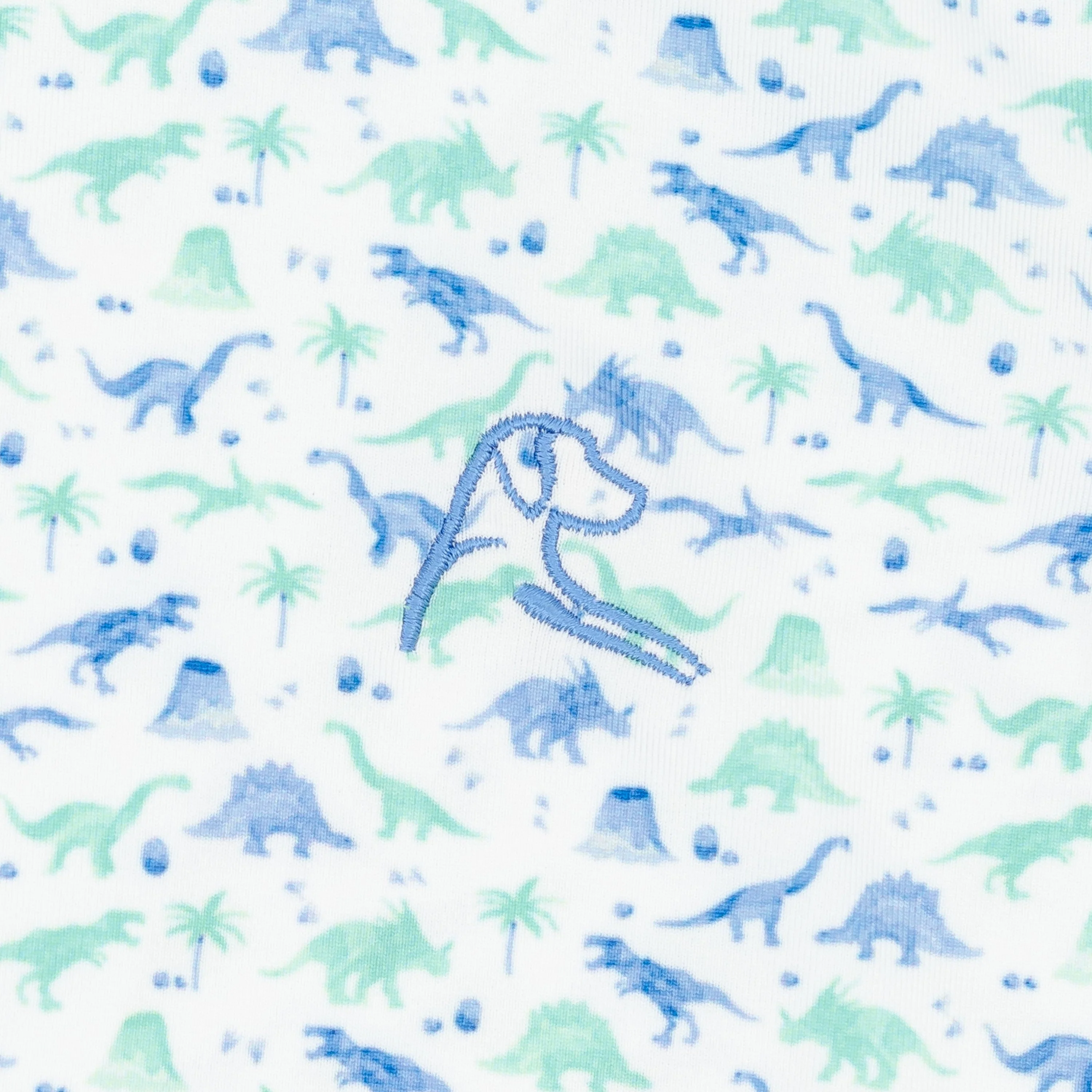 The Lil' Jurassic | Performance Polo | The Jurassic - White - Image 3