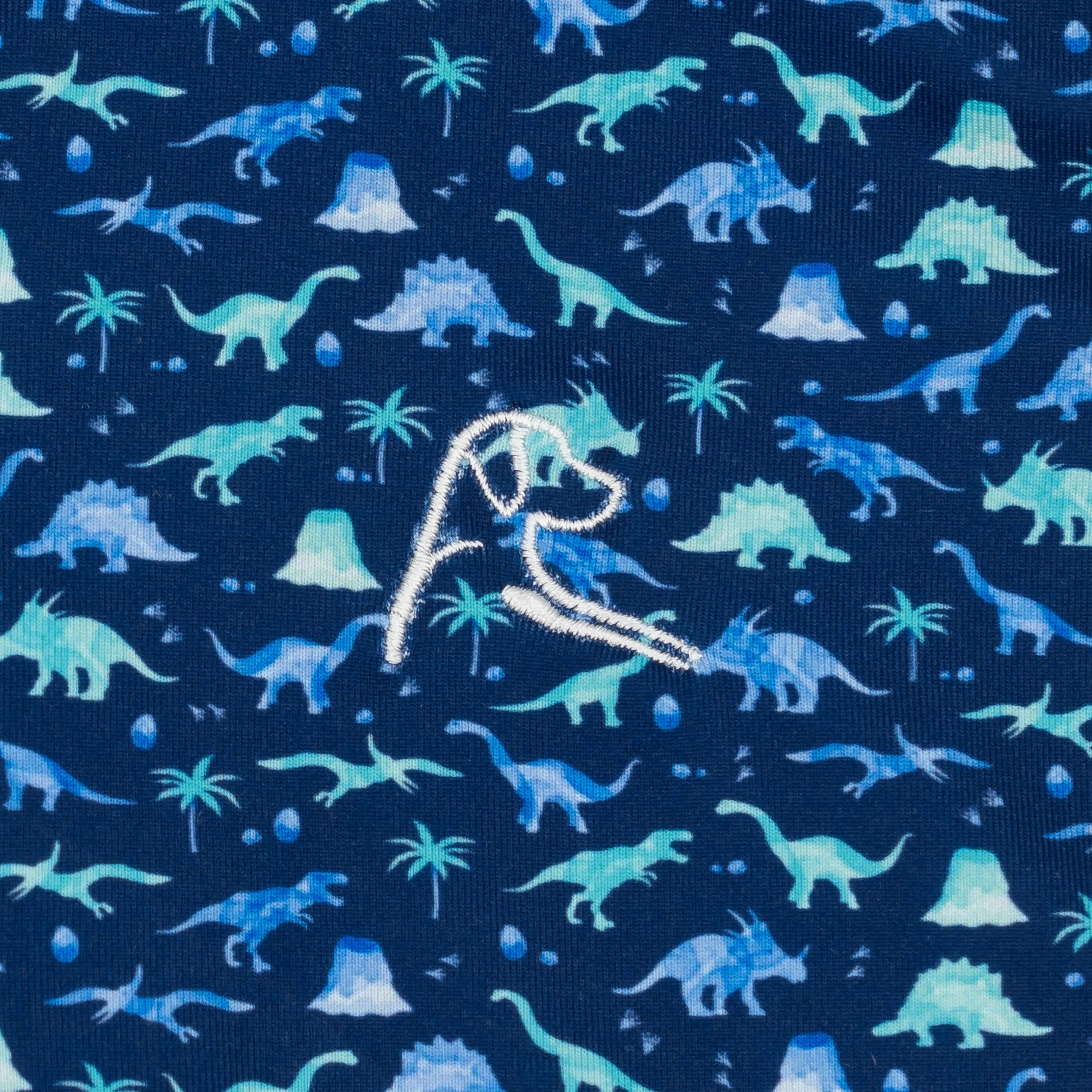 The Lil' Jurassic | Performance Polo | The Jurassic - Admiral Navy - Image 3