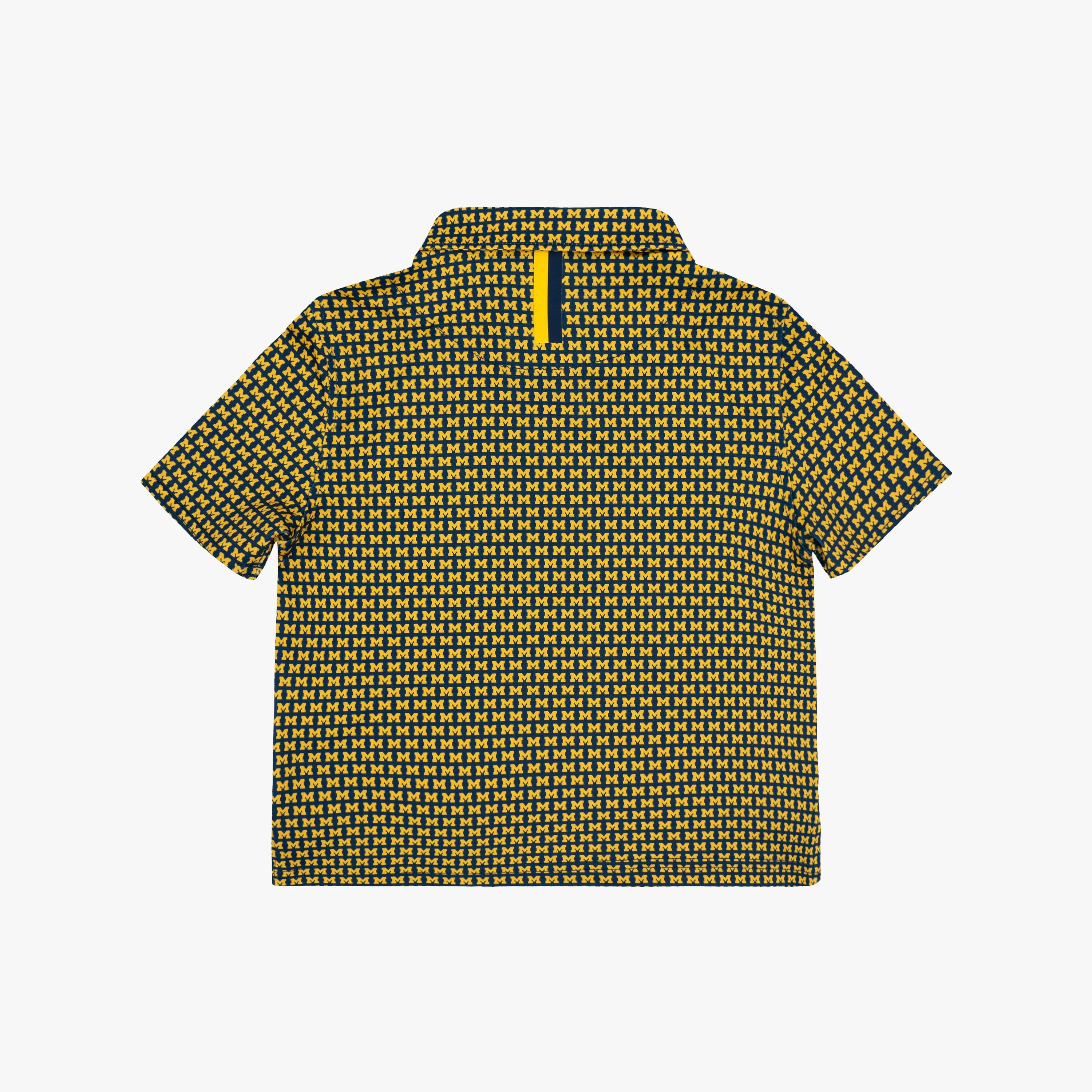 The Lil' Michigan Wolverines™ | Collegiate Polo | The Michigan Wolverines™ - Indigo Blue/Maize Yellow - Image 2