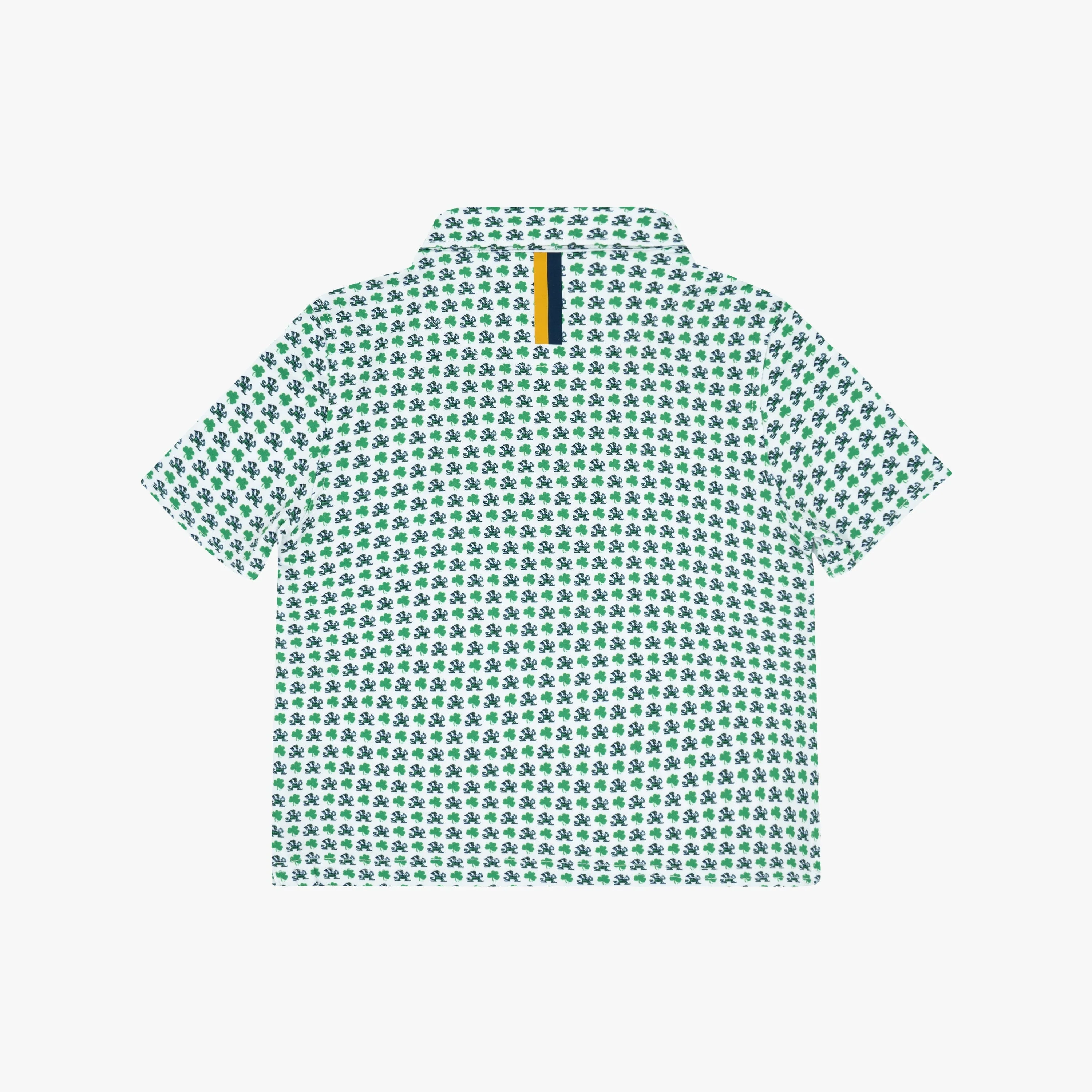 The Lil' Notre Dame Fighting Irishâ„¢ | Collegiate Polo | The Notre Dame Fighting Irishâ„¢ - White/Irish Green - Image 2