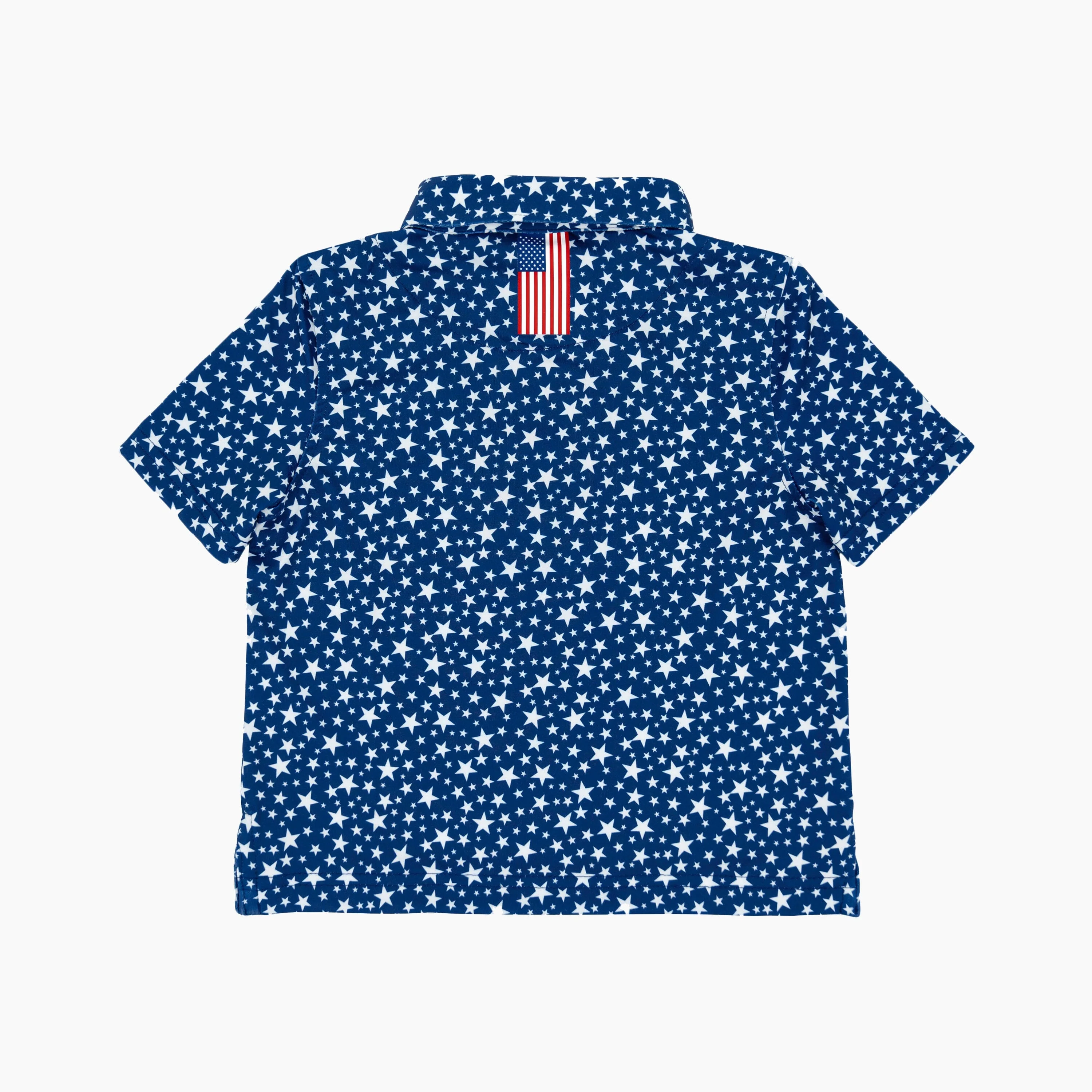 The Lil' Stars | Performance Polo | The Stars - Patriot Blue/White - USA - Image 2