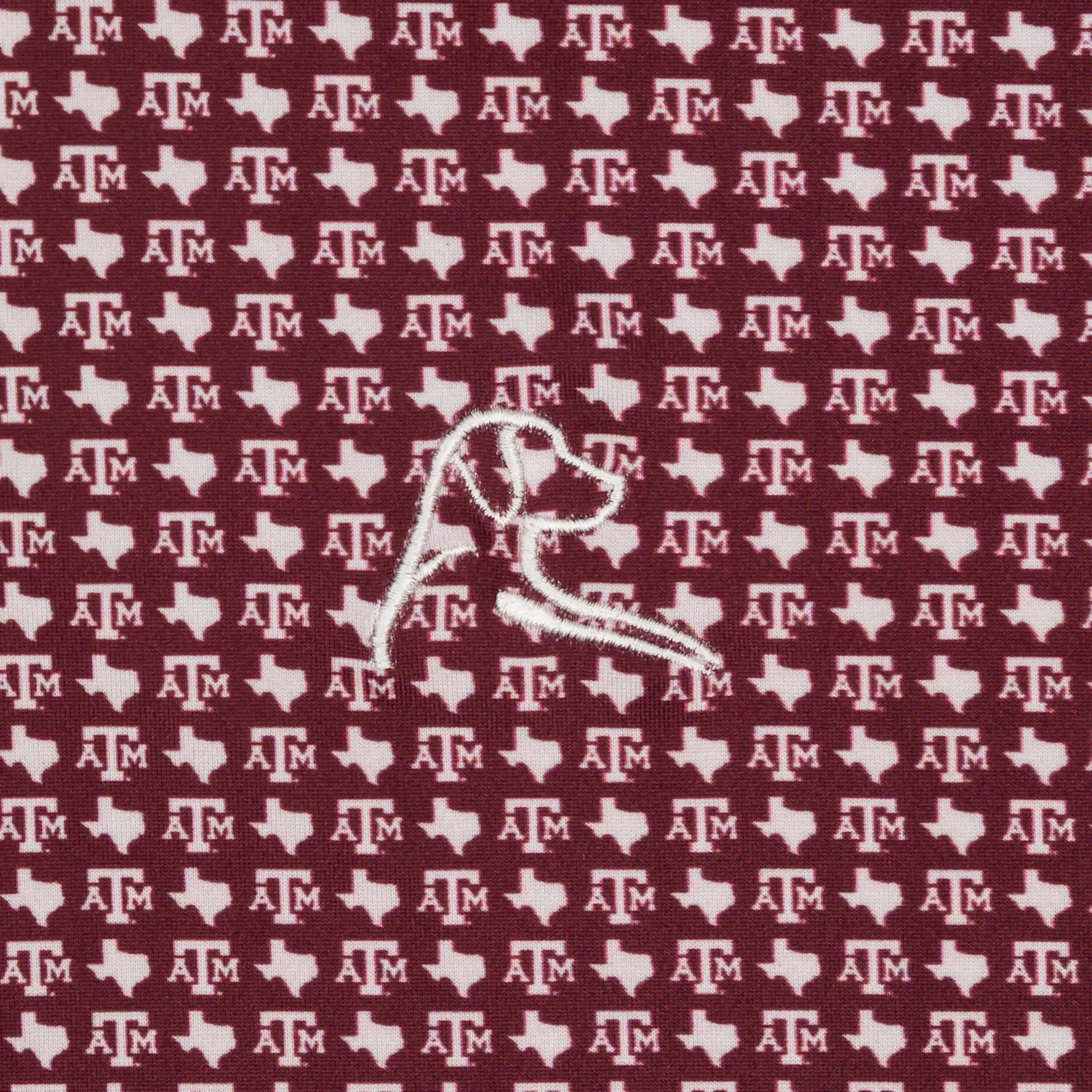 The Lil' Texas A&M Gig 'Em Aggies® | Collegiate Polo | The Texas A&M Gig 'Em Aggies® - Burgundy/White - Image 3