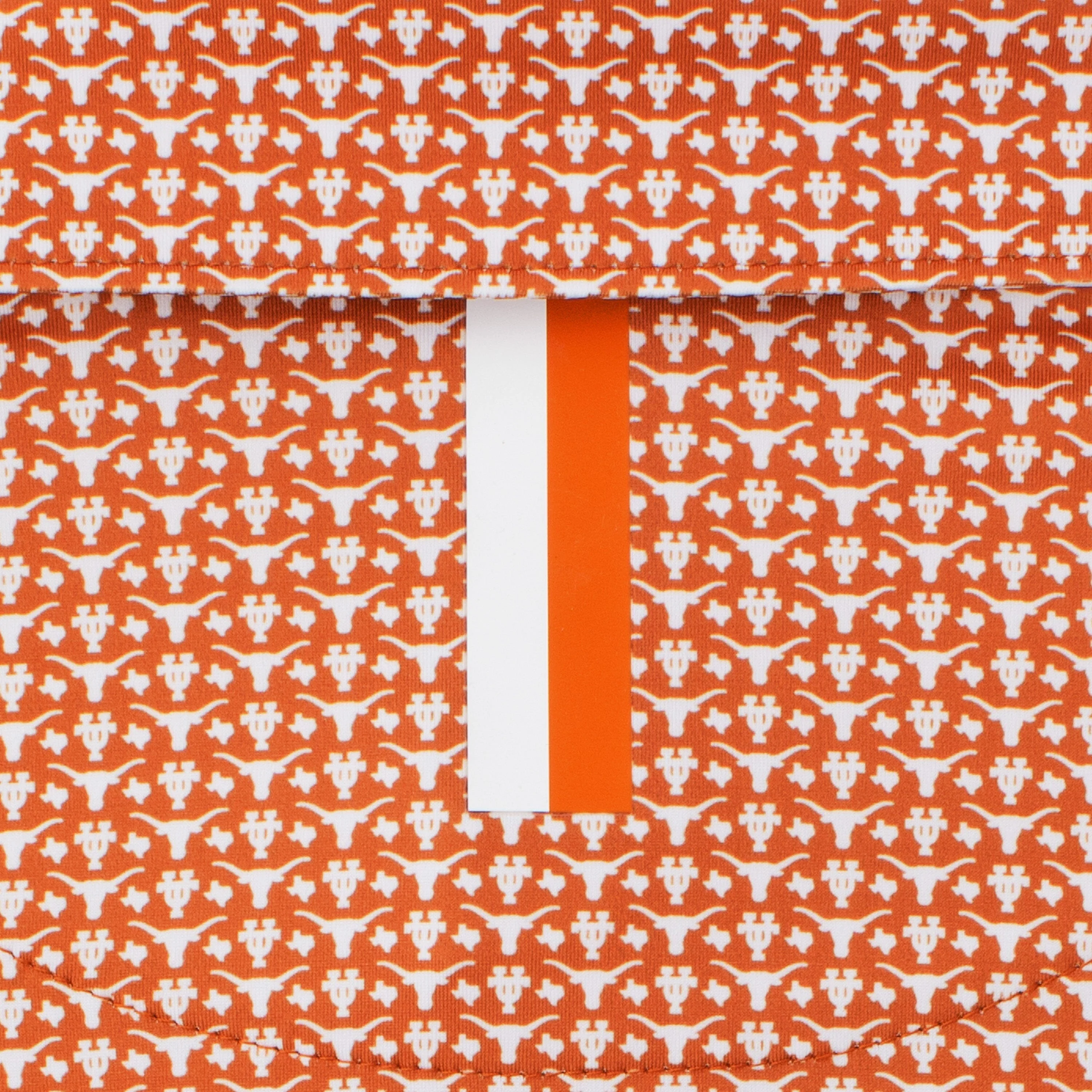 The Lil' Texas Icon | Collegiate Polo | The Texas Icon - Rust Orange/White - Image 4