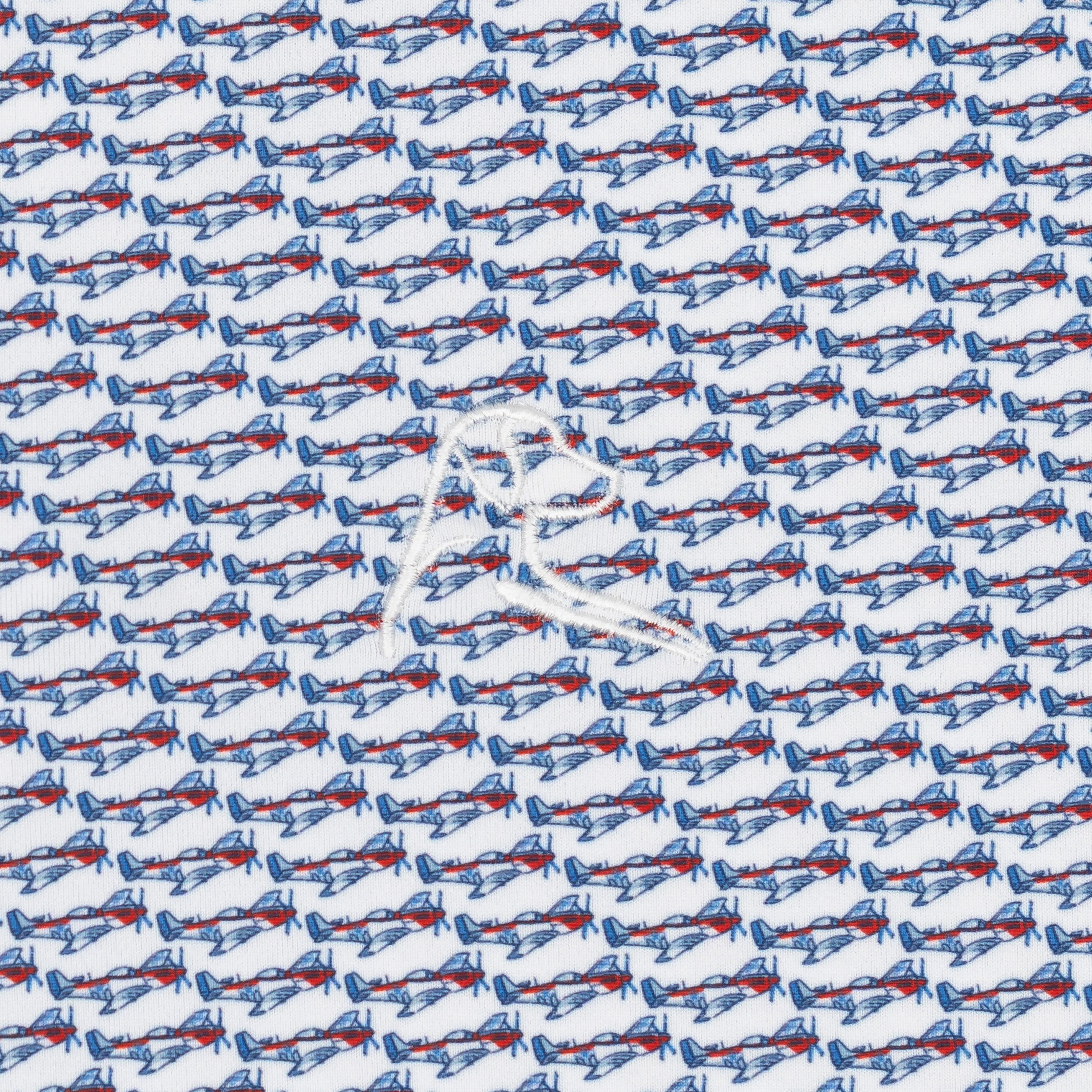 The Stang | Performance Polo | The Stang - White/Classic Red - Image 3