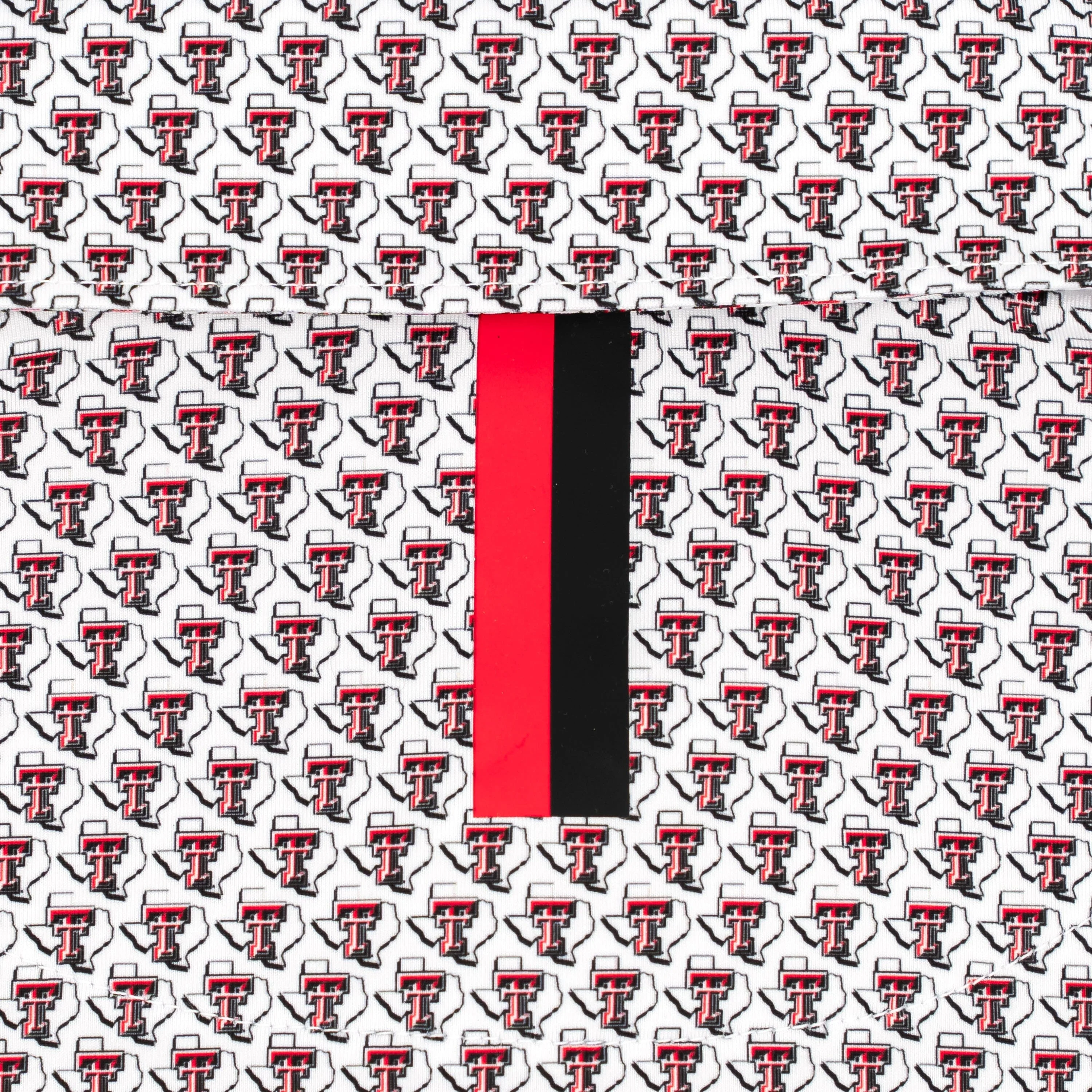 The Texas Tech Raiderland® | Collegiate Polo | The Texas Tech Raiderland® - White/Cherry Red - Image 4