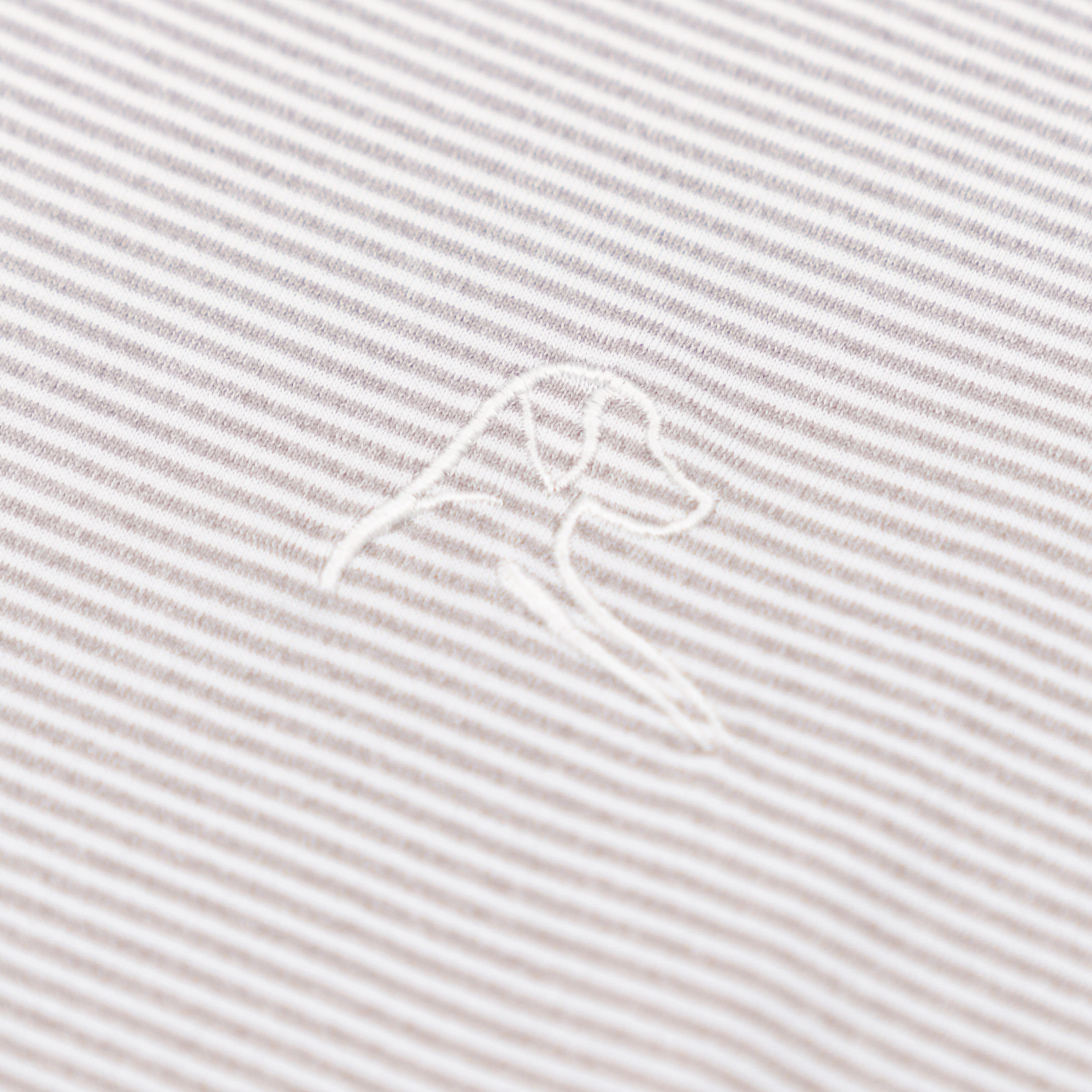 The Whaler Heather Stripe | Performance Polo | The Whaler Heather Stripe - Lunar Grey/White - Image 3