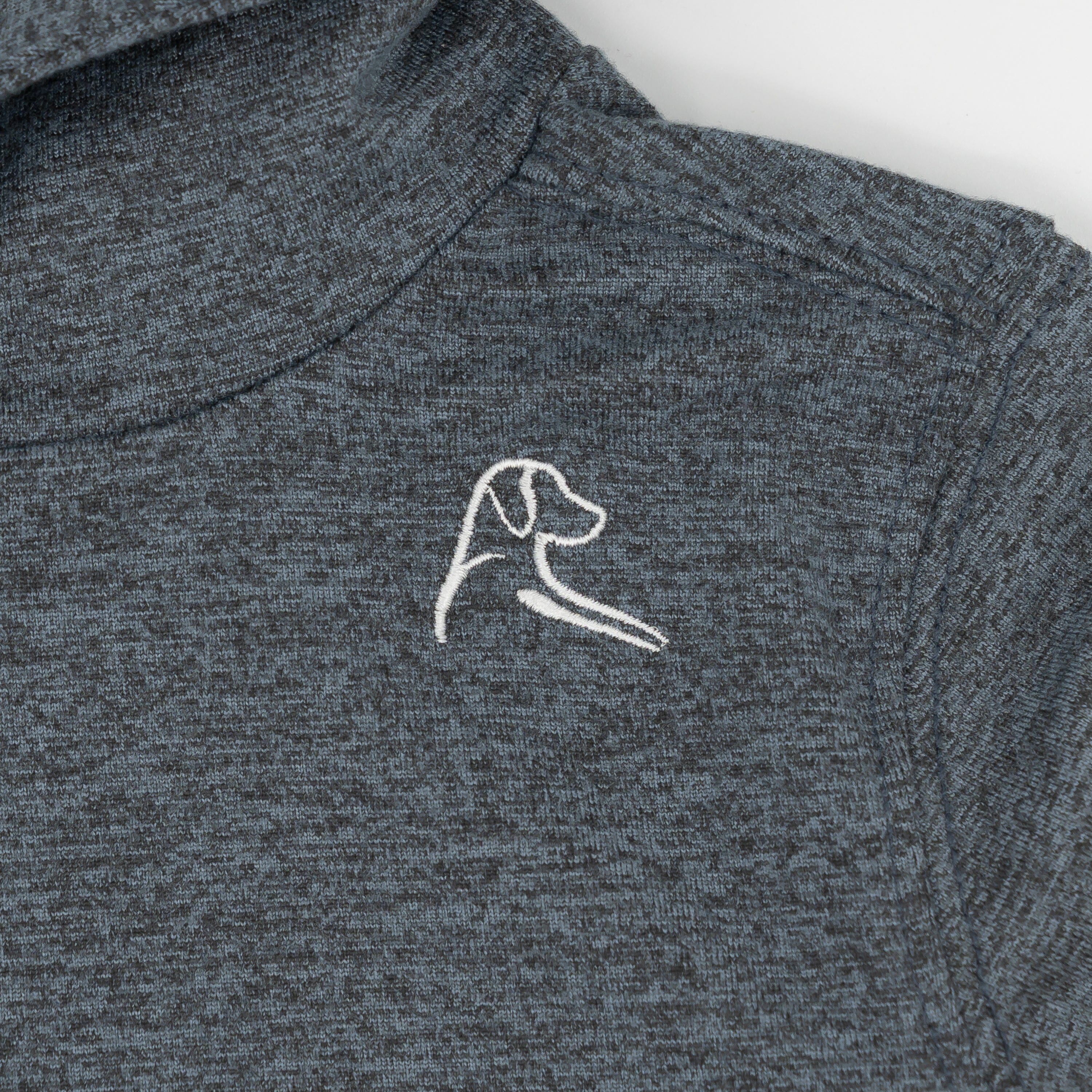 Lil' Hesi Performance Hoodie | Heather - Charcoal Grey/Thunder Grey - Image 3