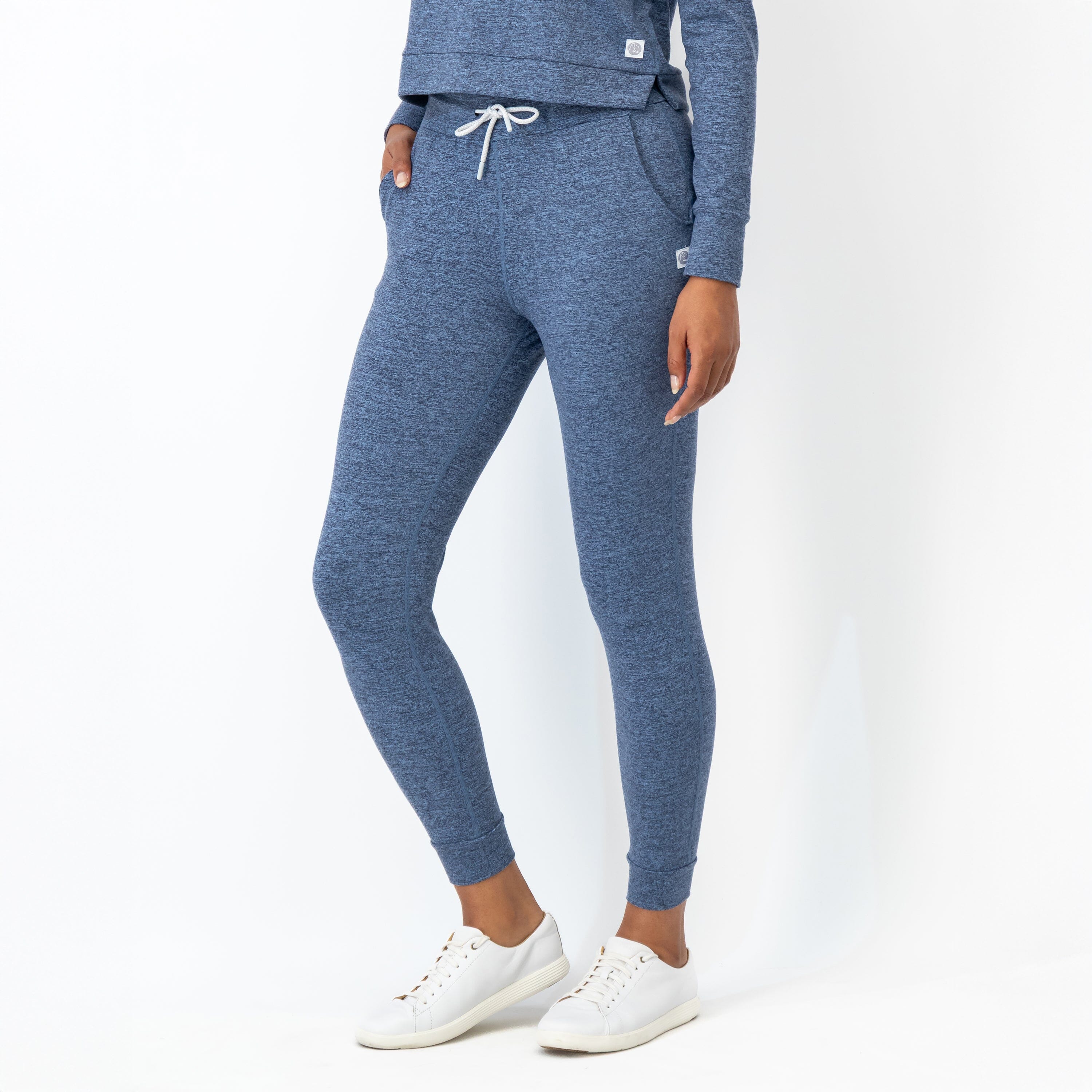Tempo Performance Jogger | Heather - Zone Blue/Fleet Navy