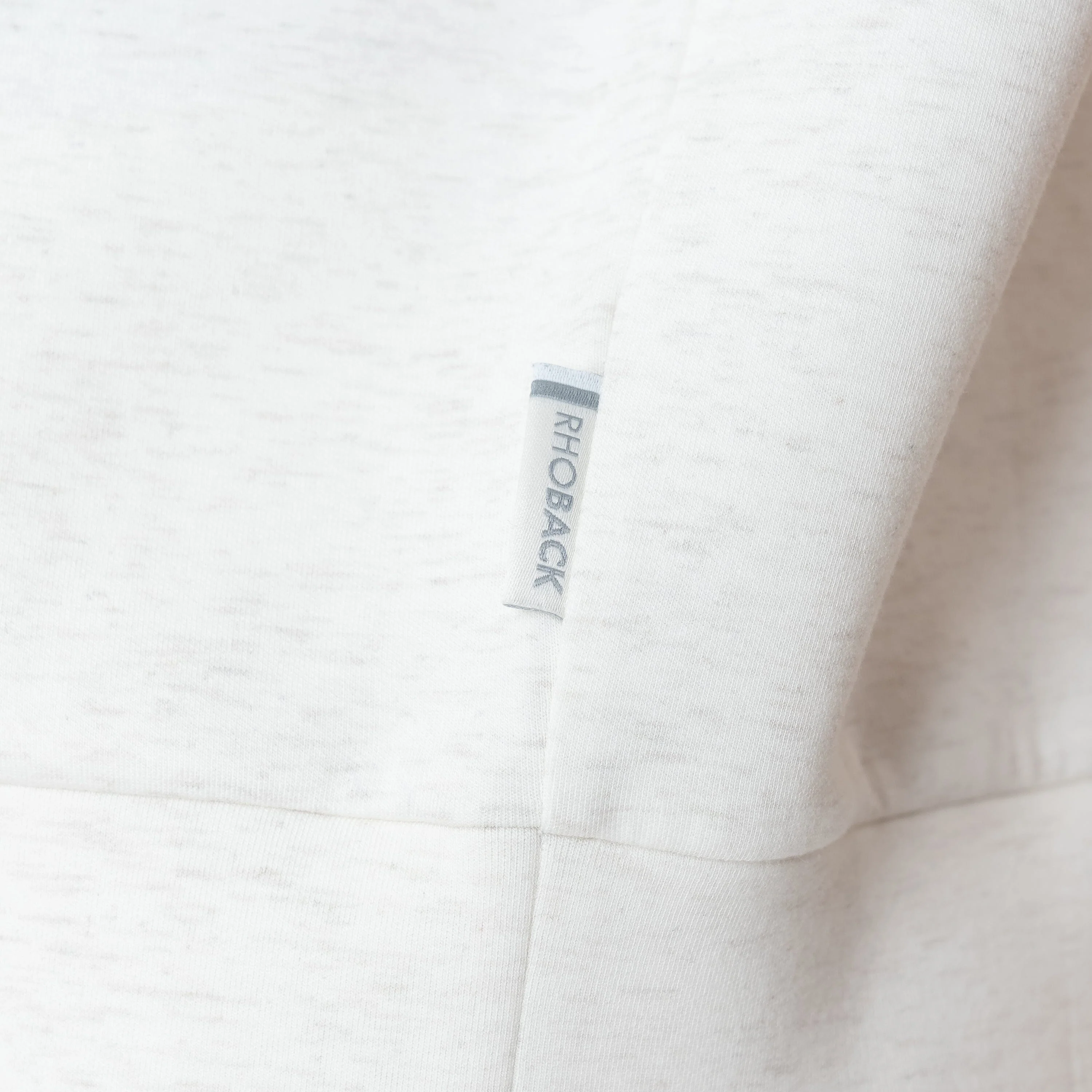 Aspire Short Sleeve Half-Zip | Heather - Parchment White - Image 4