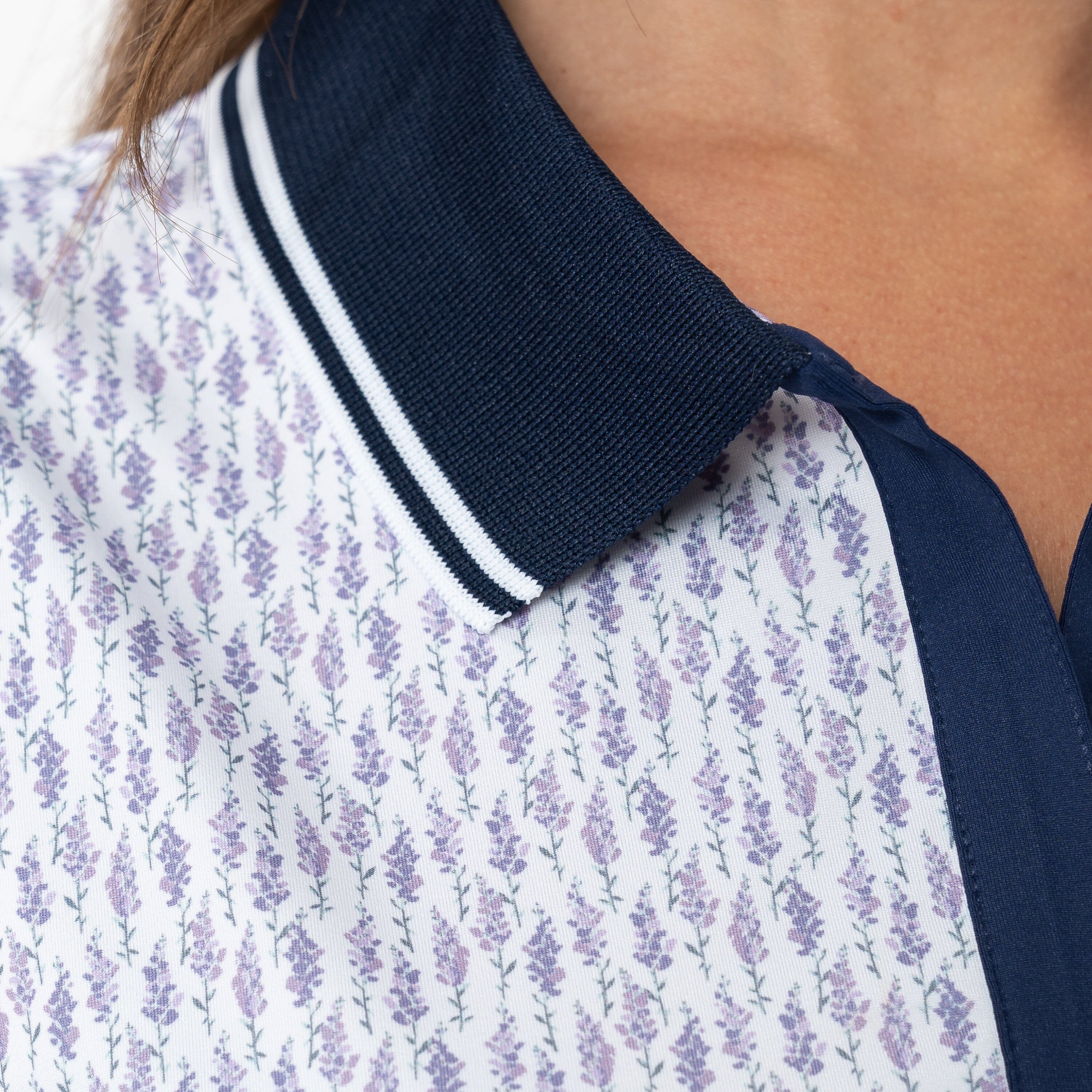 Brooke Sleeveless Performance Polo | The Snapdragon - White/Tulip - Image 4