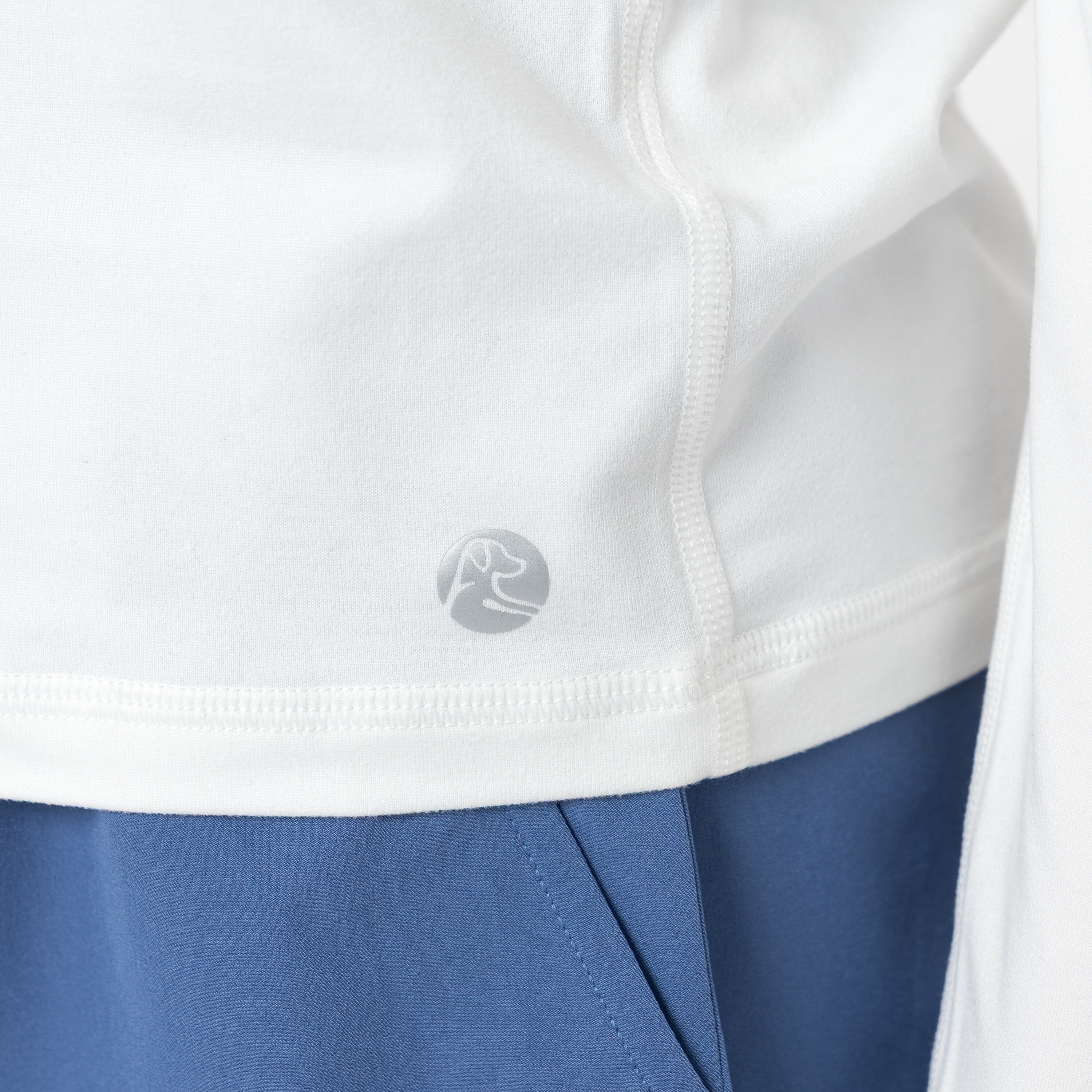 Drift Performance Long Sleeve Tee | Solid - White - Image 3