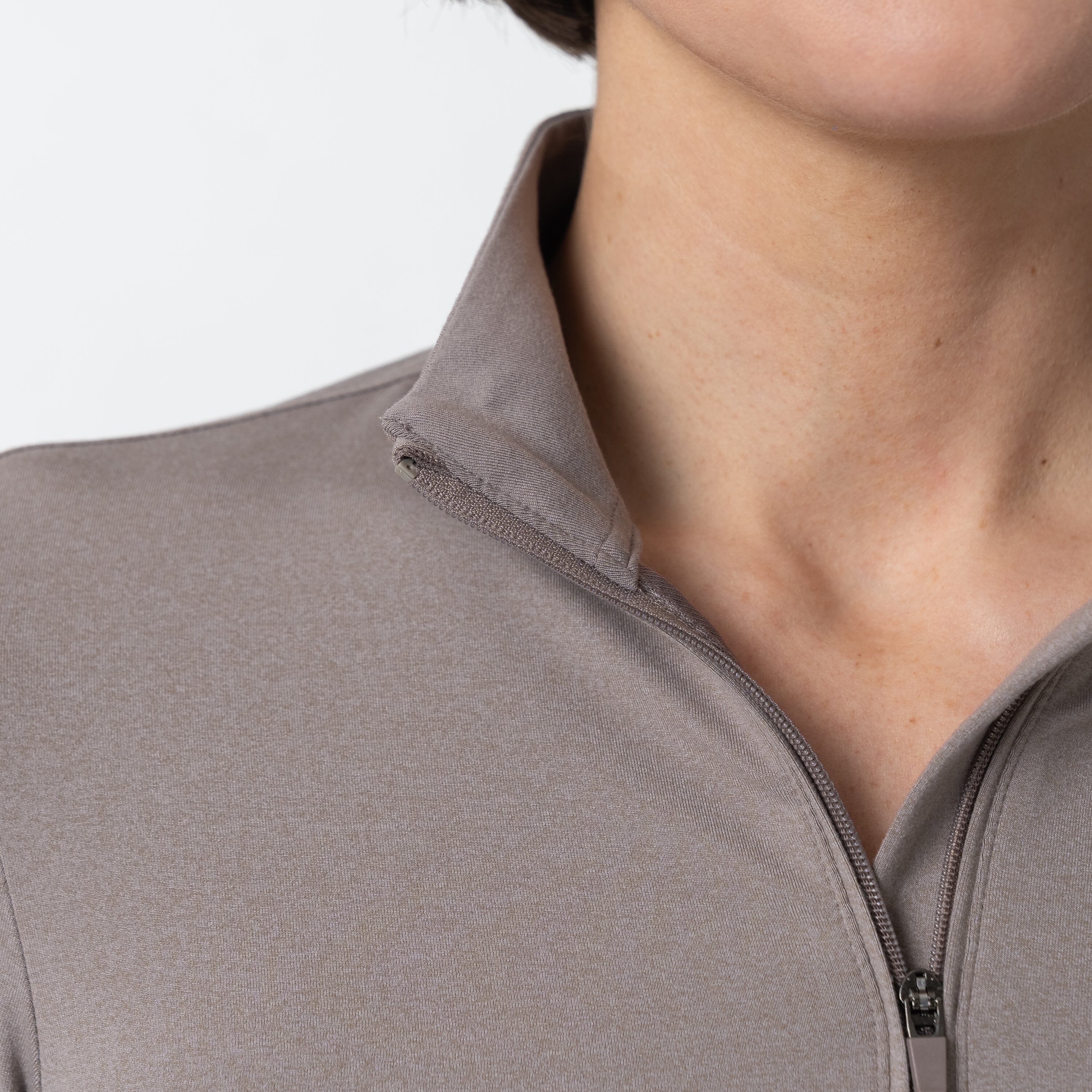 Heather Performance Q-Zip | Heather - Greyhawk/Greyhawk - Image 5