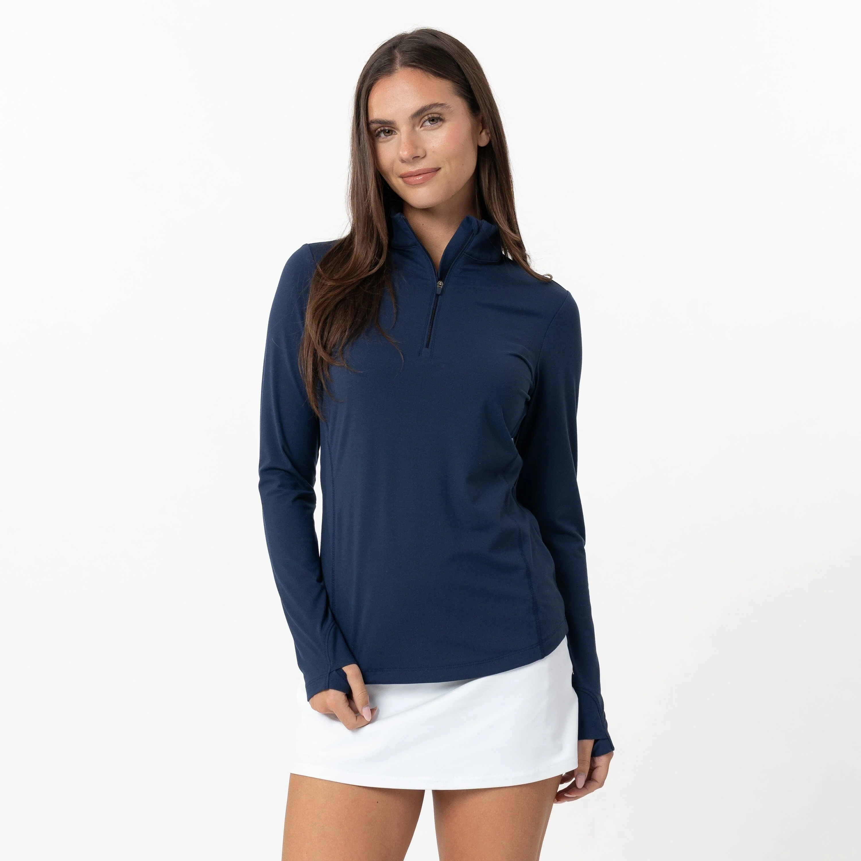 Solid Performance Q-Zip | Solid - Fleet Navy