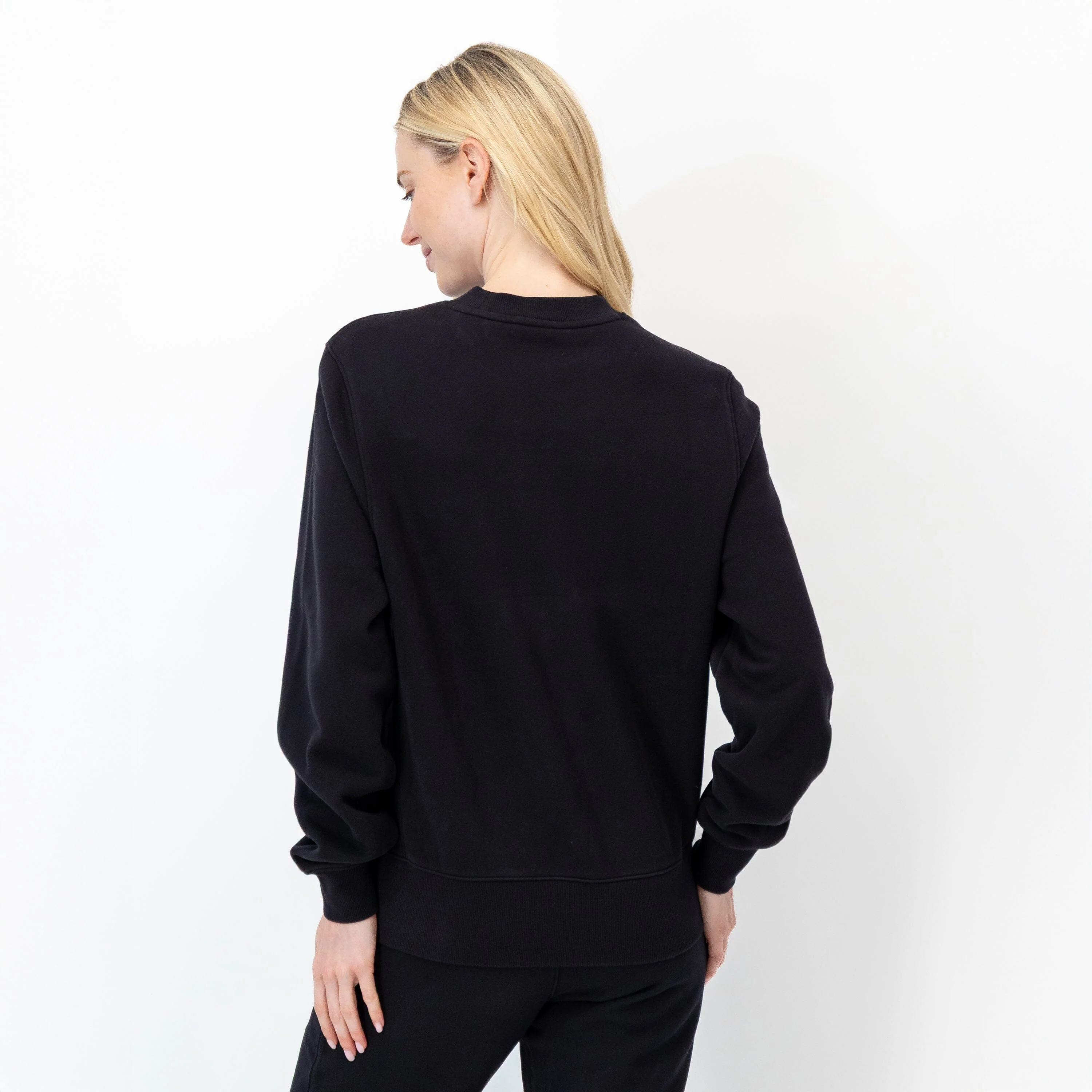 Ready Crewneck | Solid - Midnight Black (Women) - Image 2