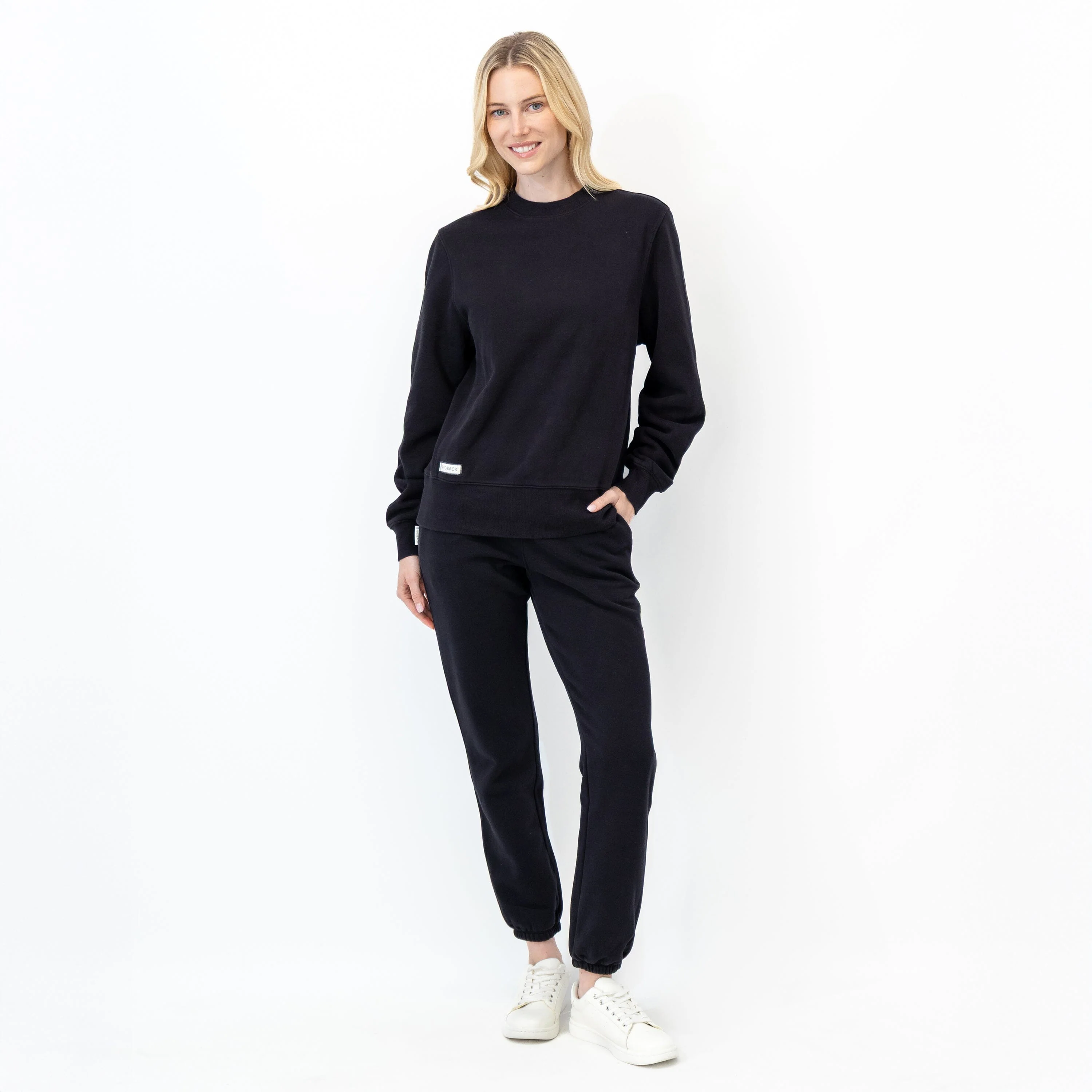 Ready Crewneck | Solid - Midnight Black (Women) - Image 4