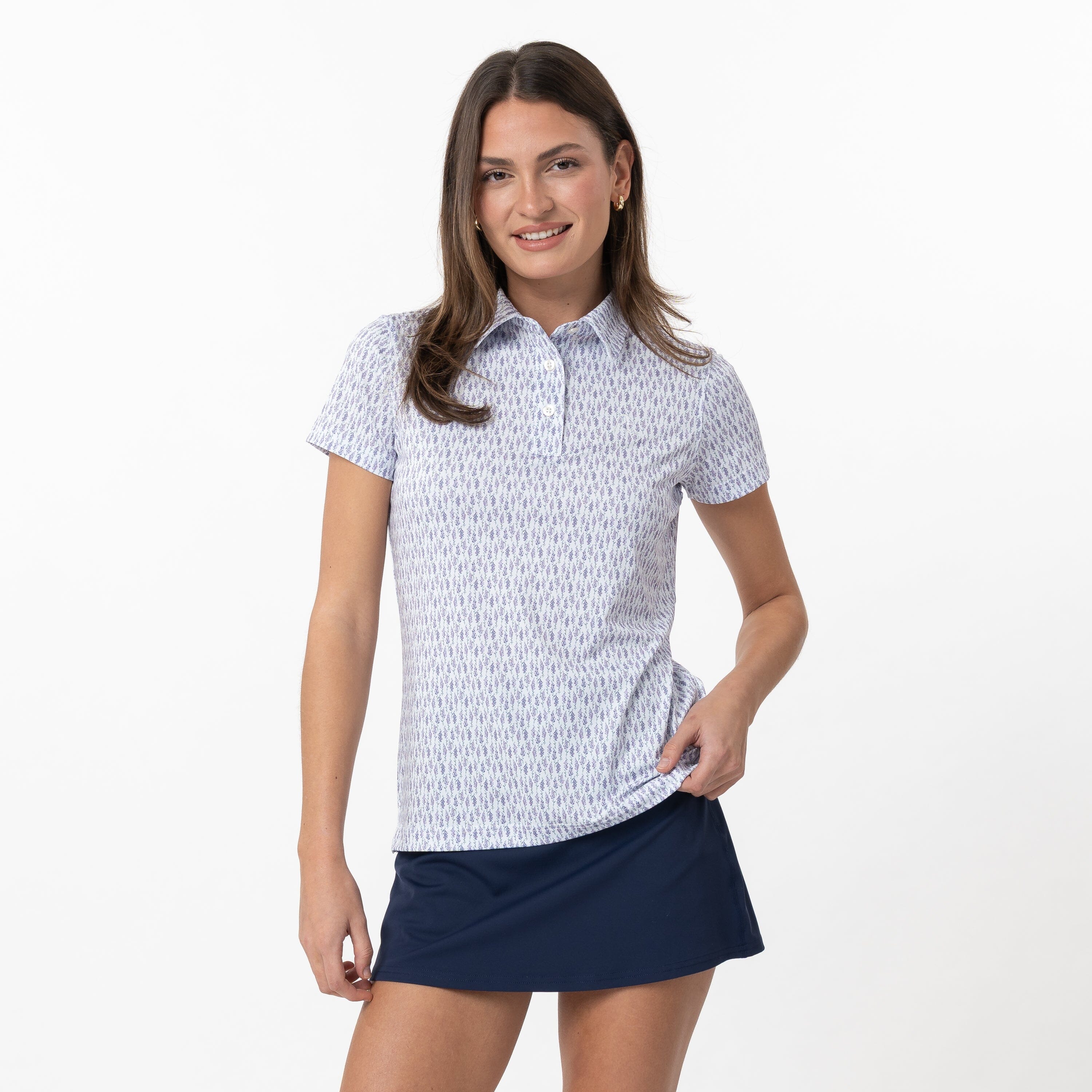 Snapdragon Performance Polo | The Snapdragon - White/Tulip